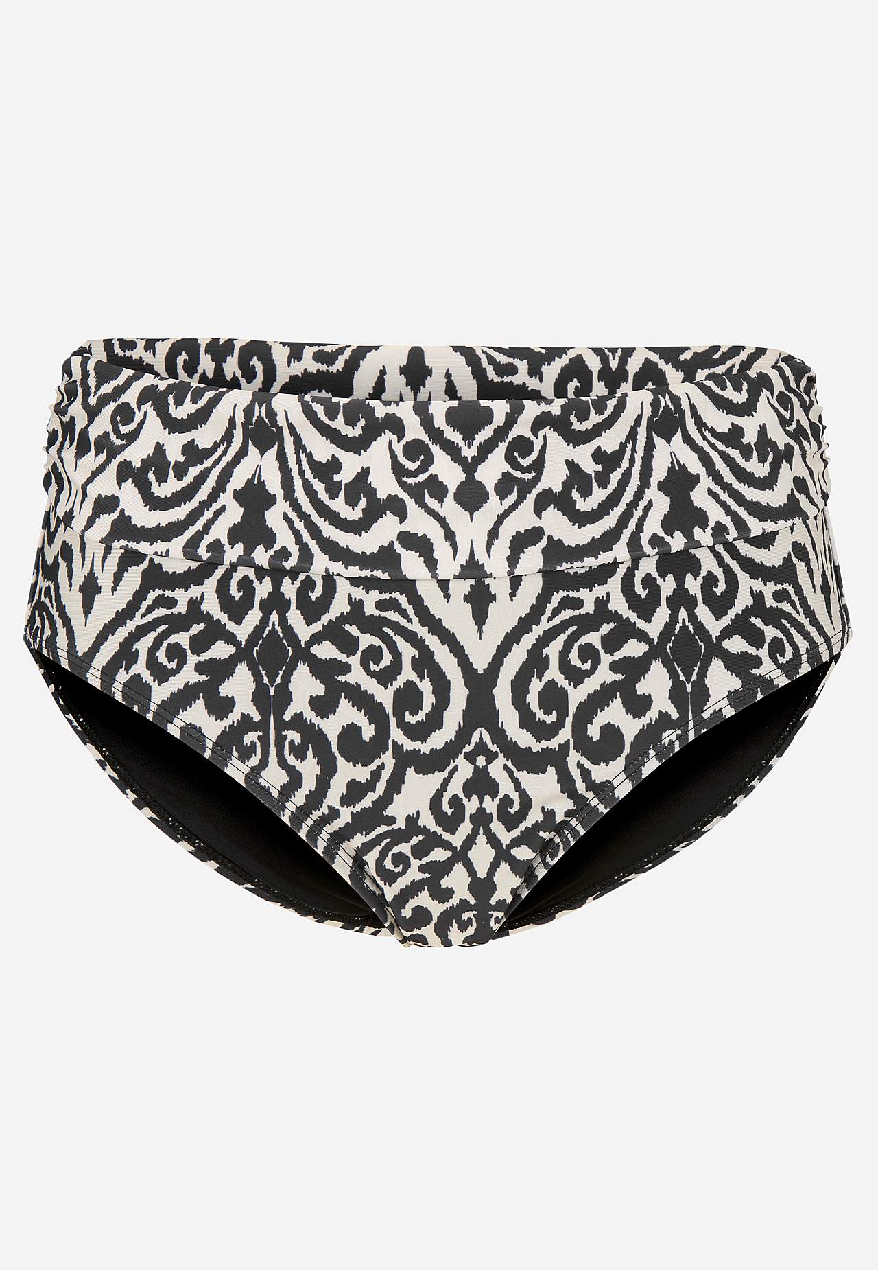 Bikinibroekje met vouwbare rand aan de taille