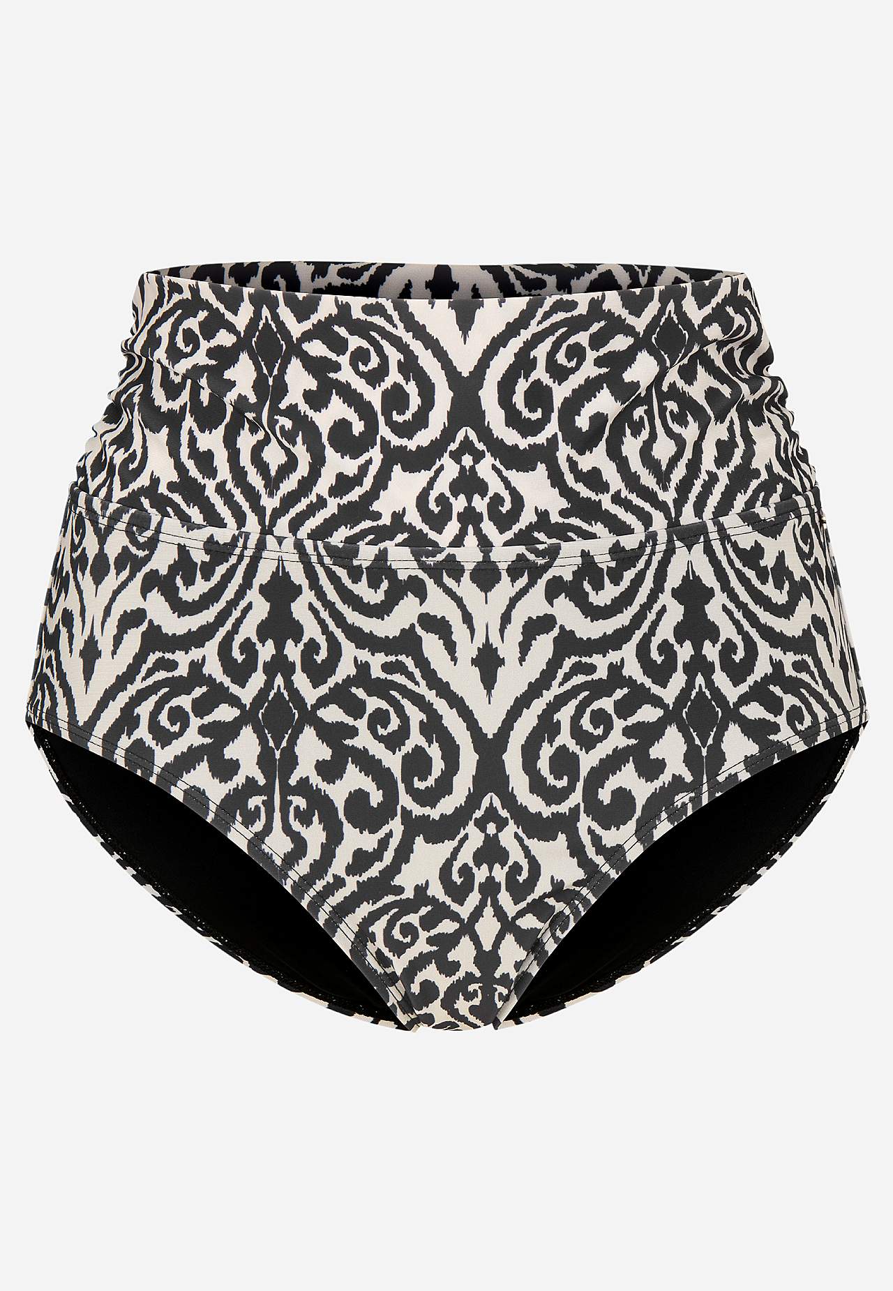 Bikinibroekje met vouwbare rand aan de taille