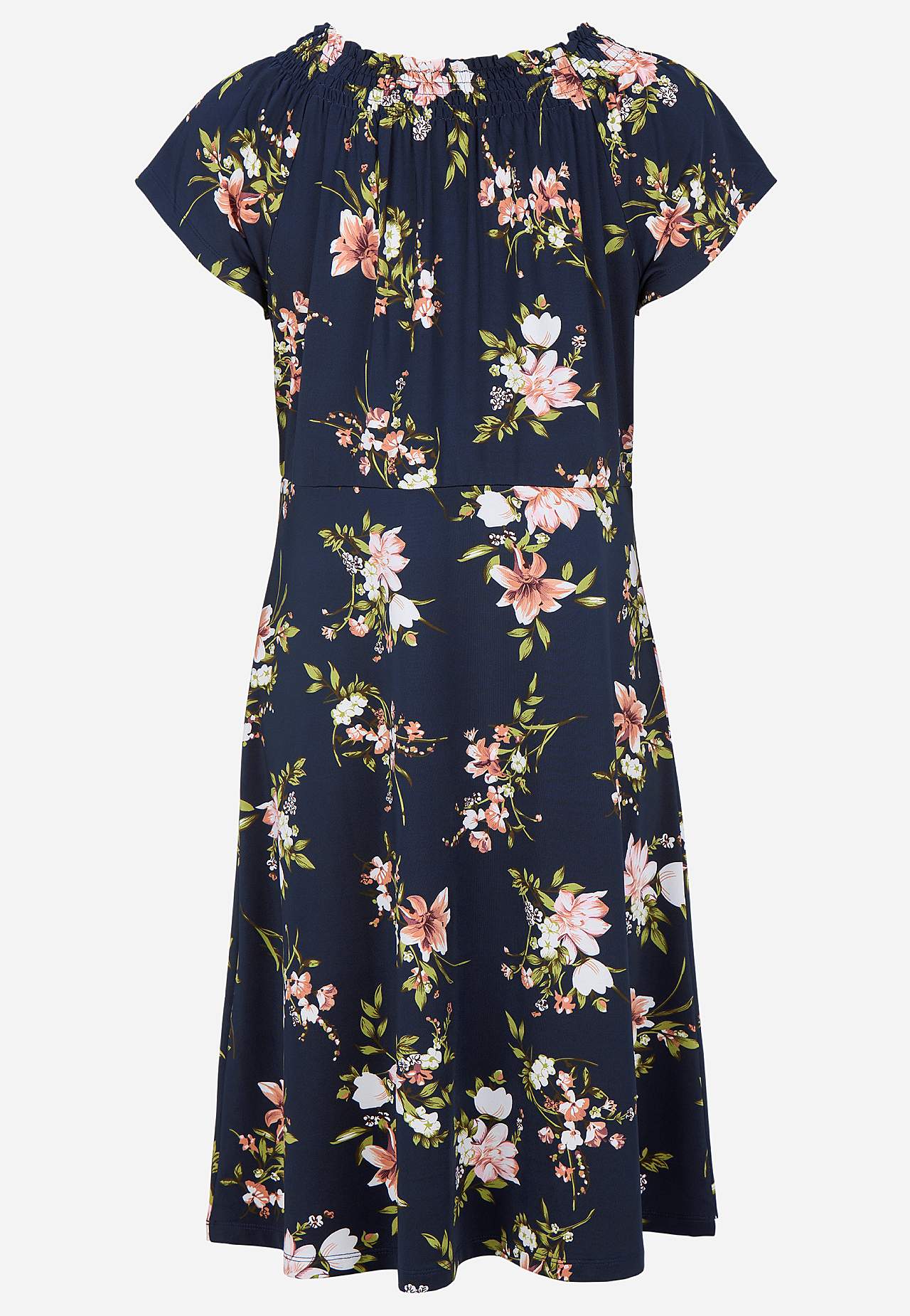 Jerseyjurk met een bloemenpatroon