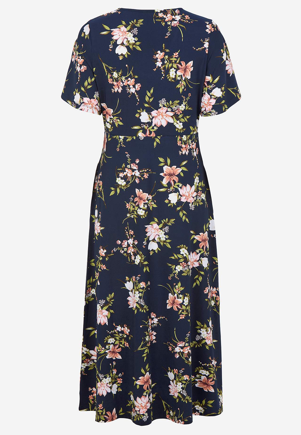 Jerseyjurk met een bloemenpatroon