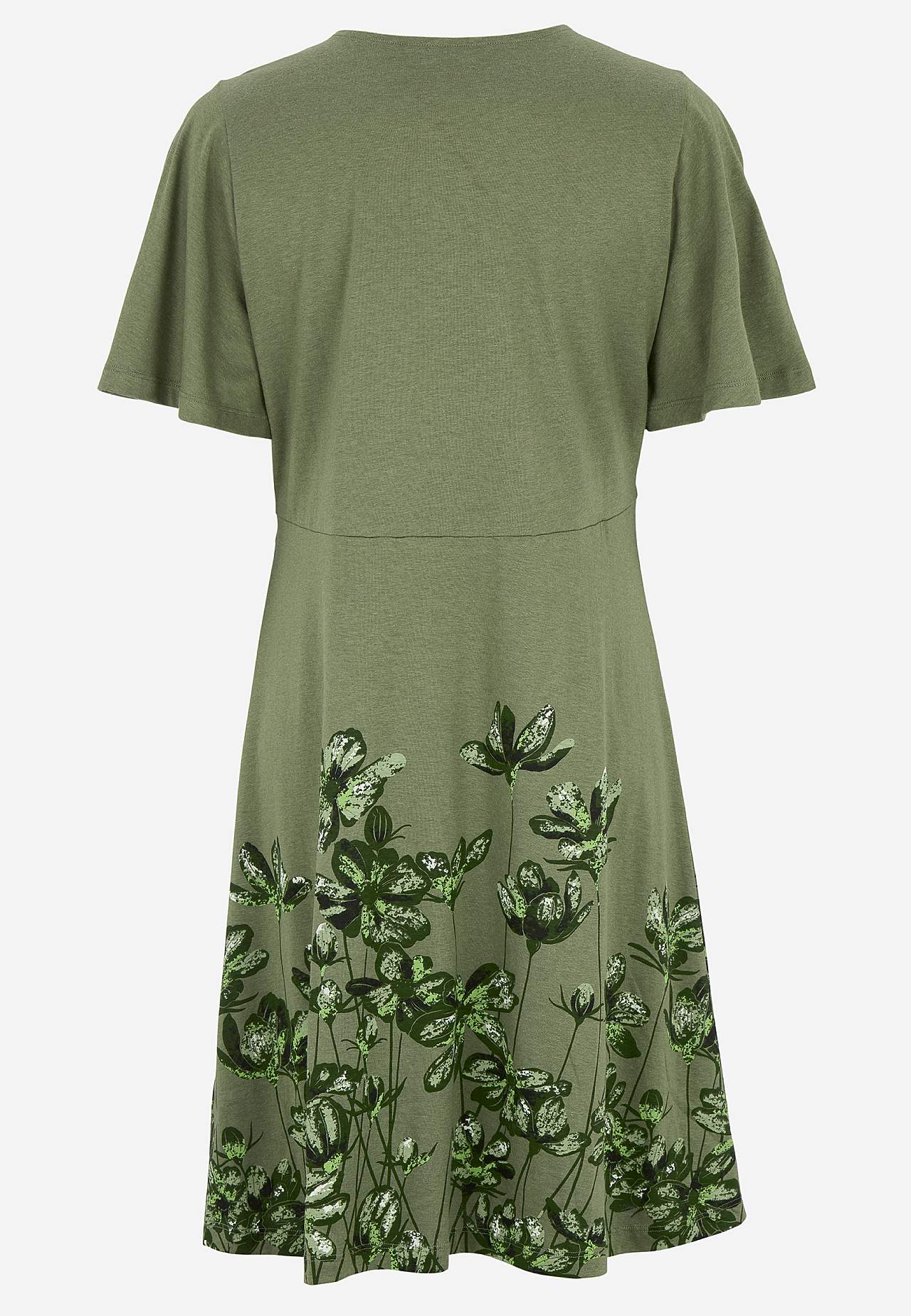 Jerseyjurk met kantpatroon