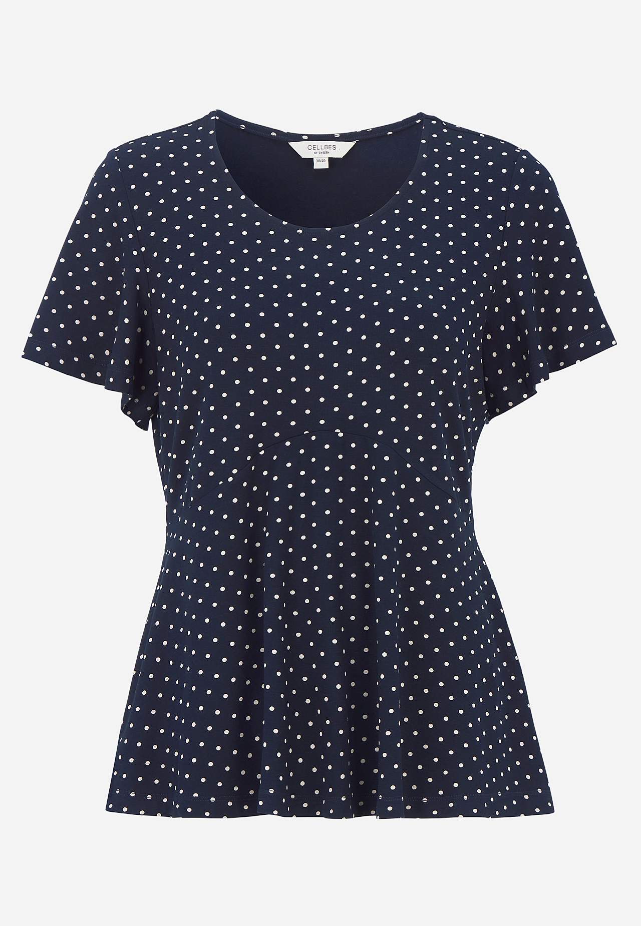 Met patroon jersey-topje