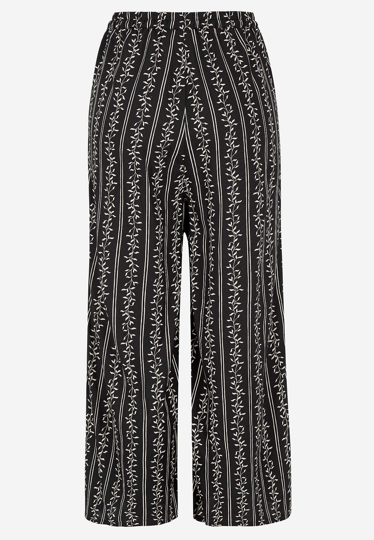 Culotte broek met patroon