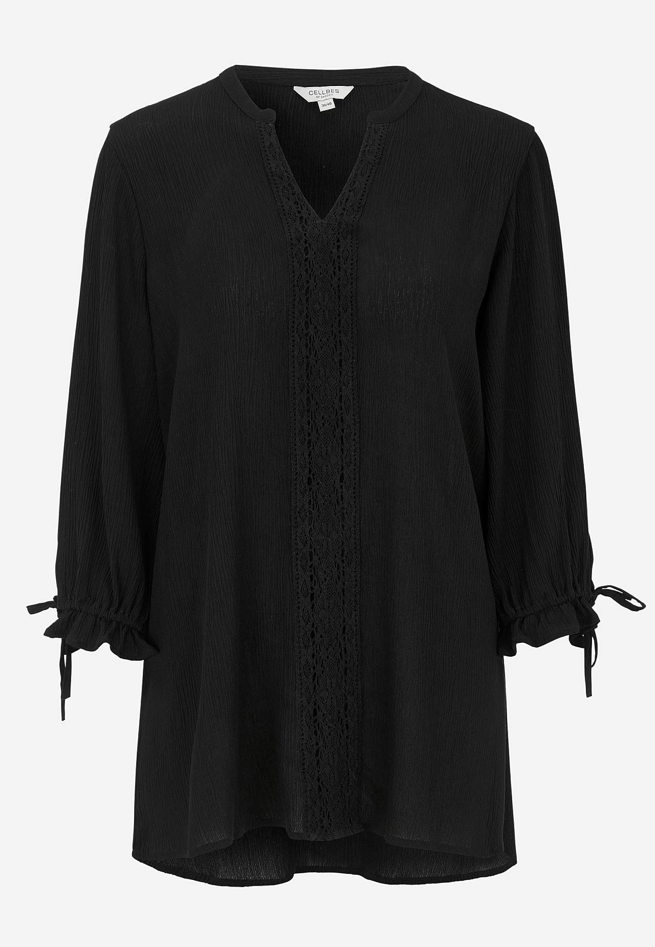 Van crèpe tuniek