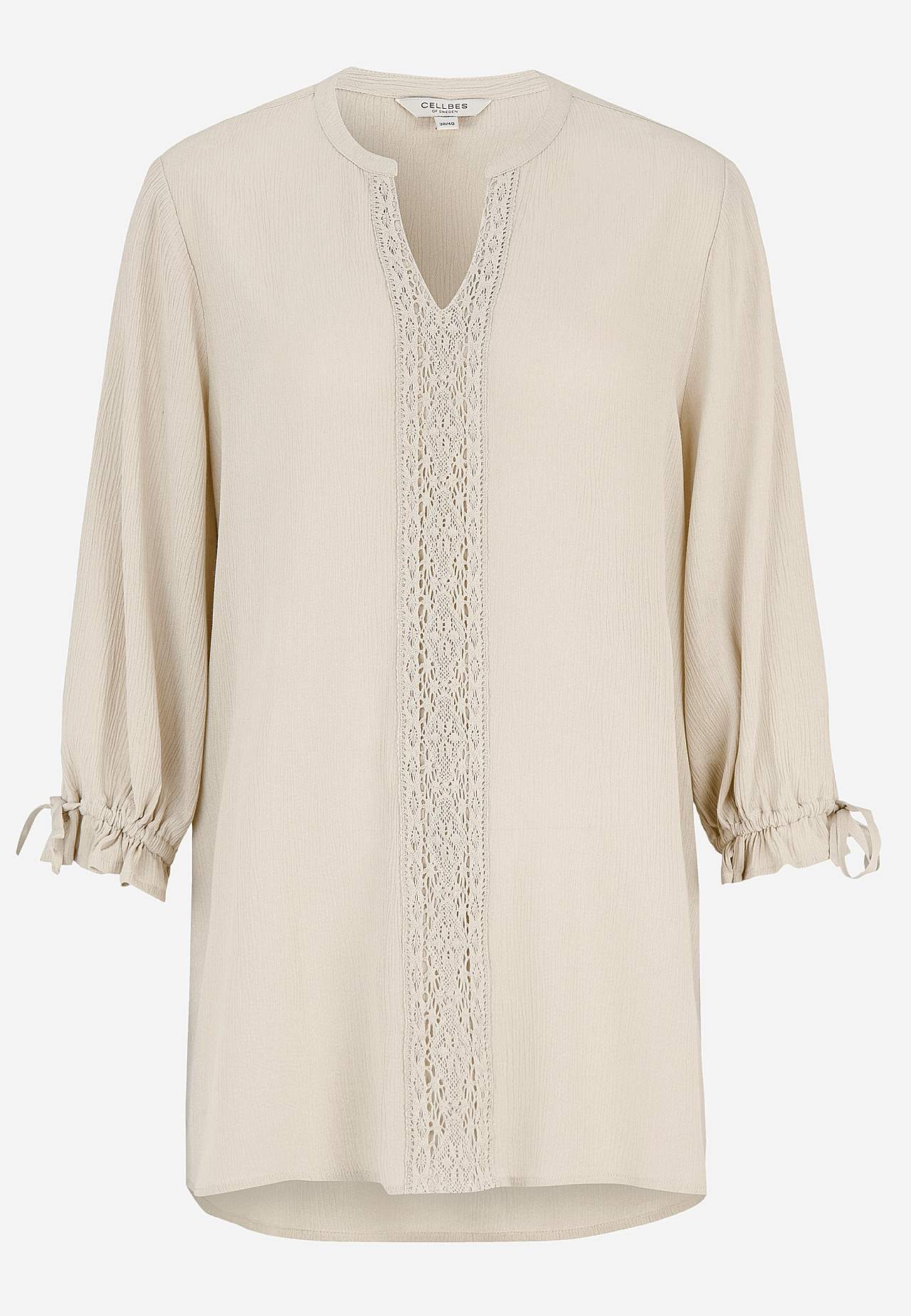 Van crèpe tuniek