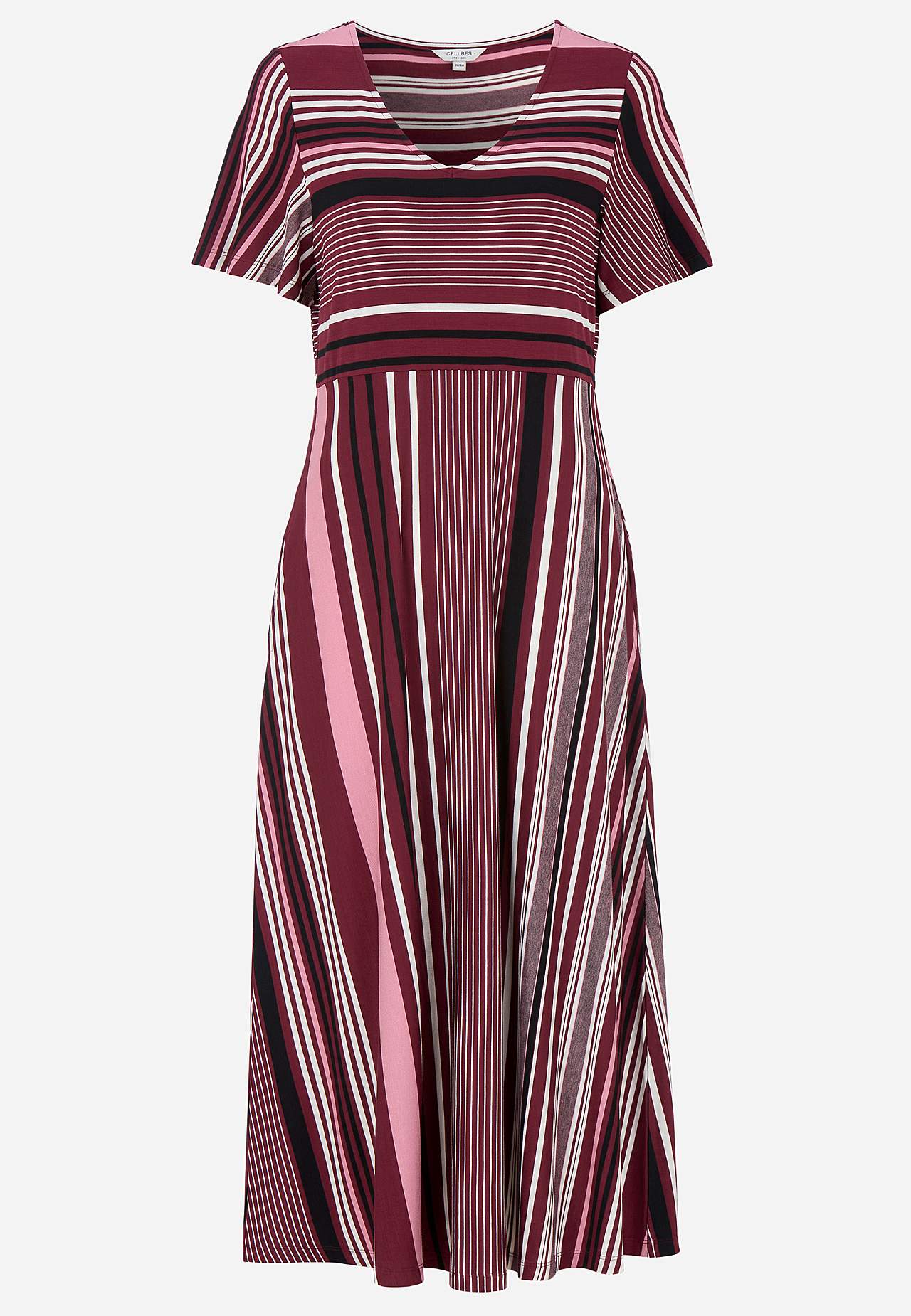 Viscose jurk met patroon