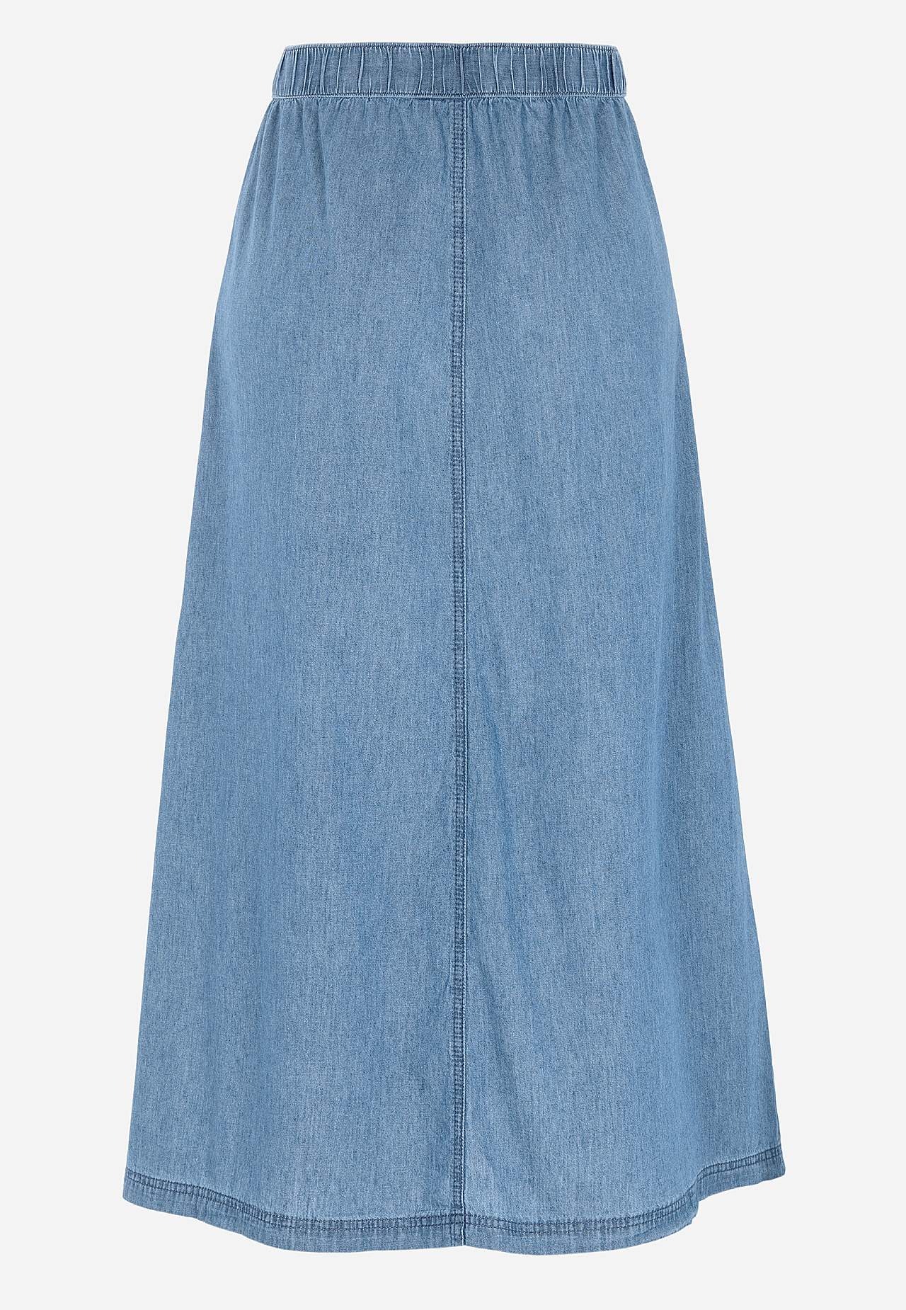 Denim rok met zakken