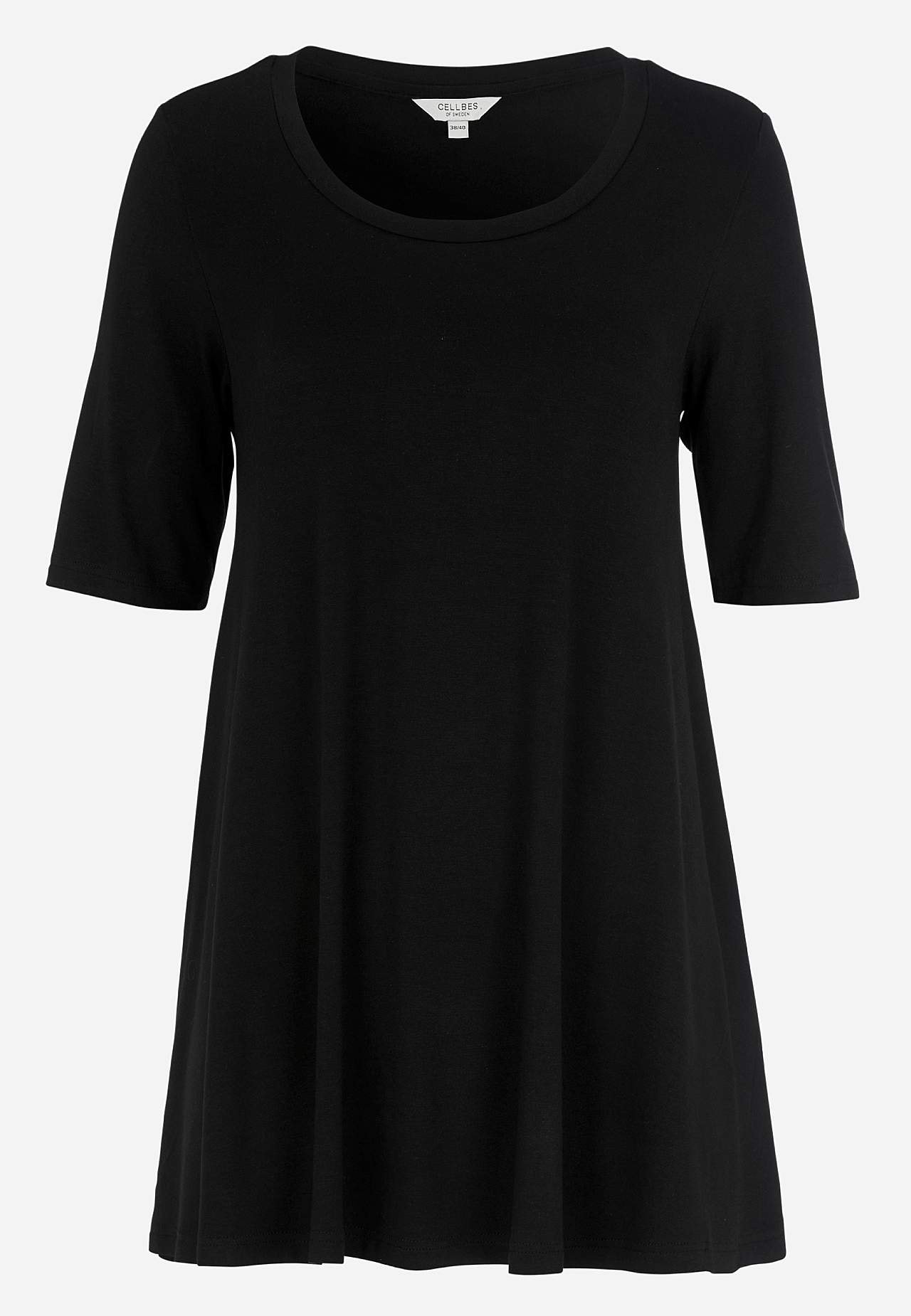Jersey tuniek met korte mouwen