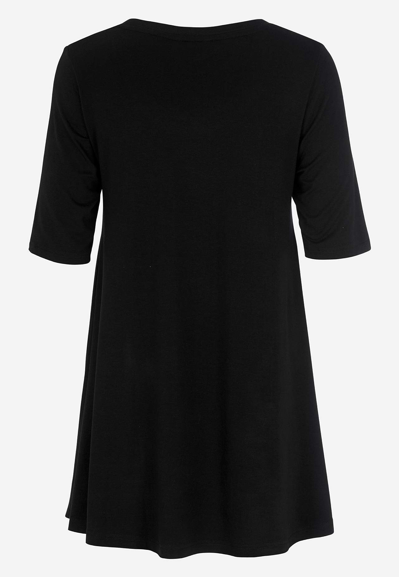 Jersey tuniek met korte mouwen
