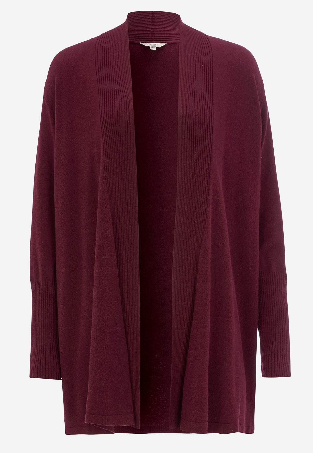 Fijn gebreide cardigan