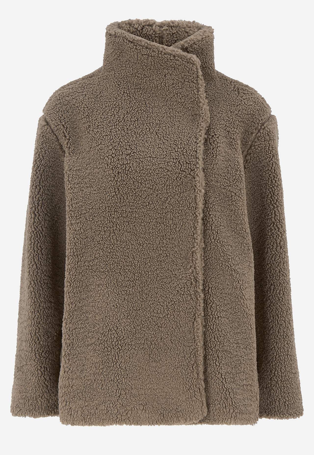 Teddyjas met opstaande kraag