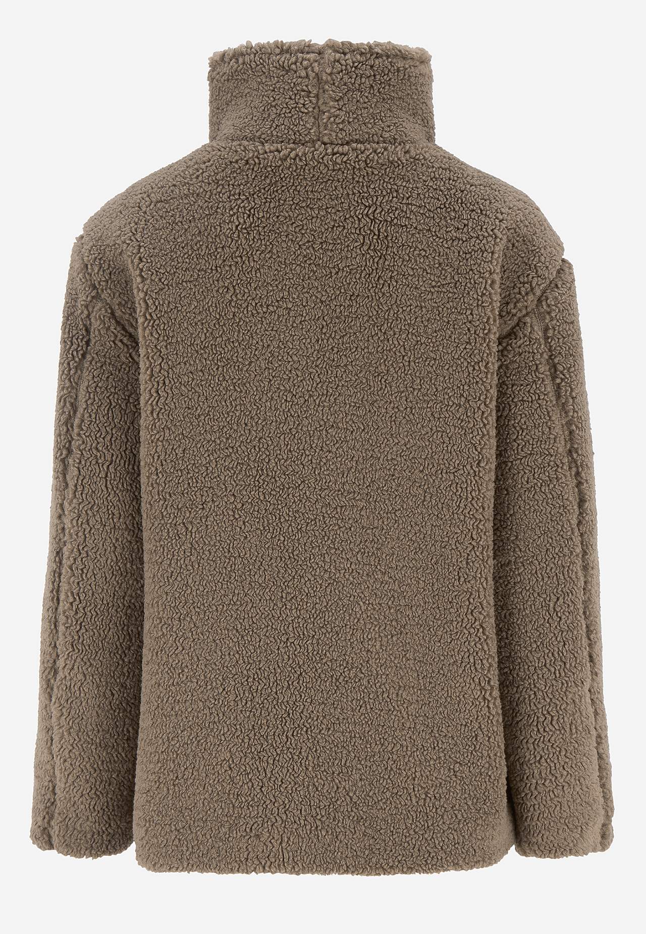 Teddyjas met opstaande kraag
