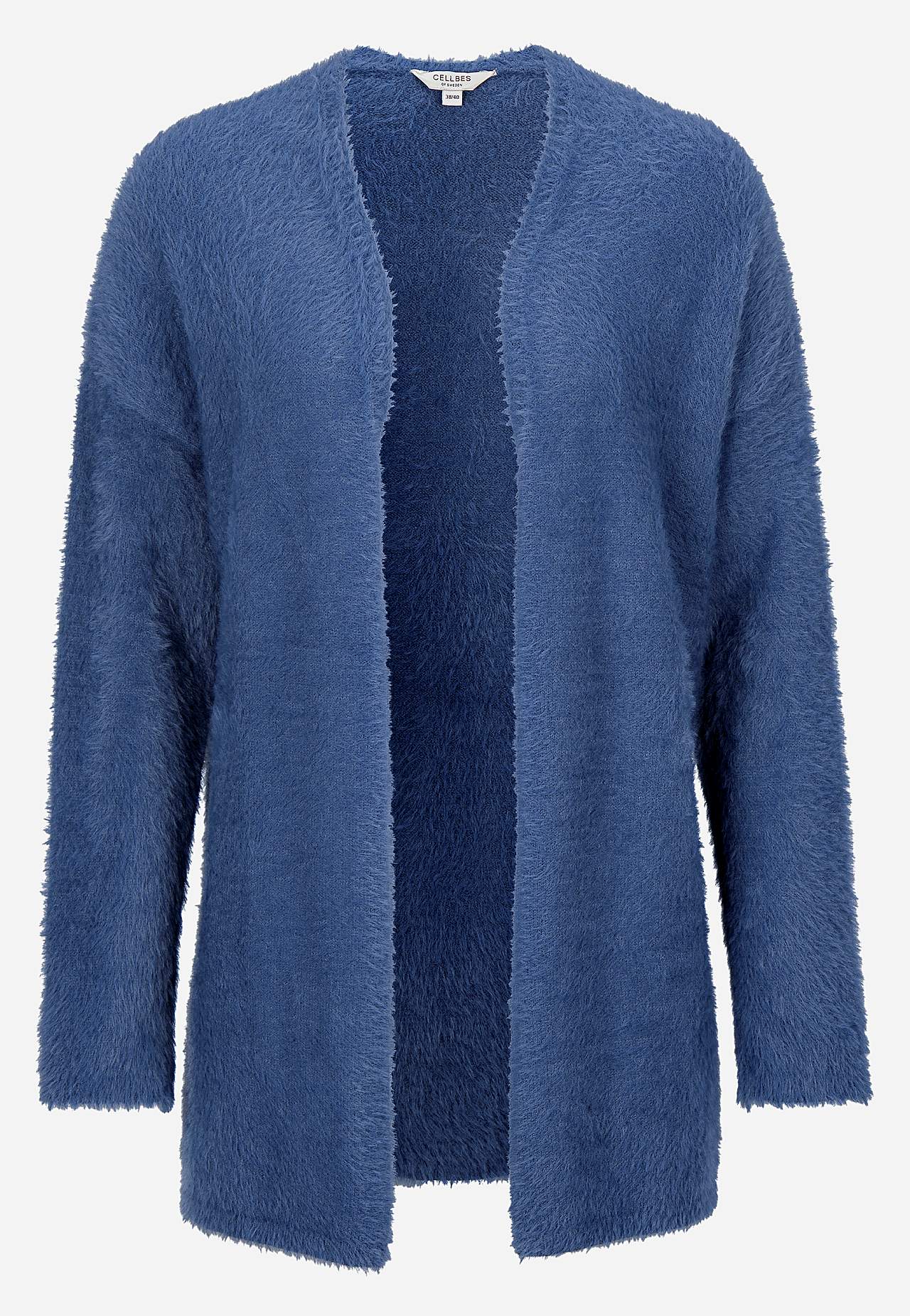 Gebreide en open cardigan