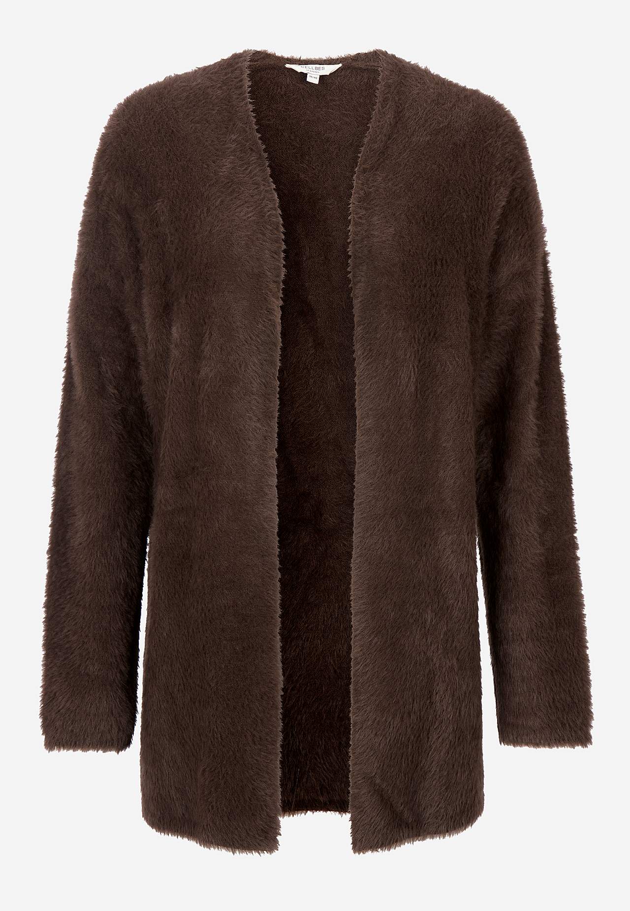 Gebreide en open cardigan