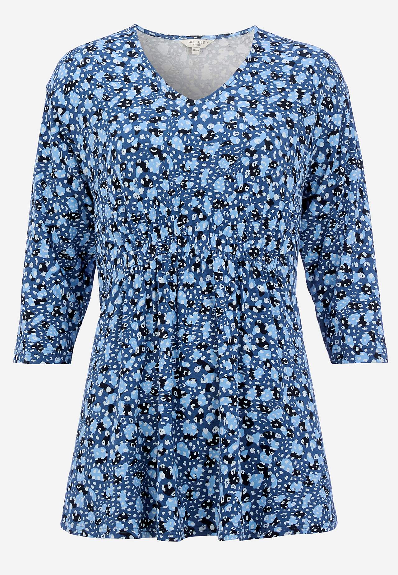 Jersey-topje met 3/4 mouw