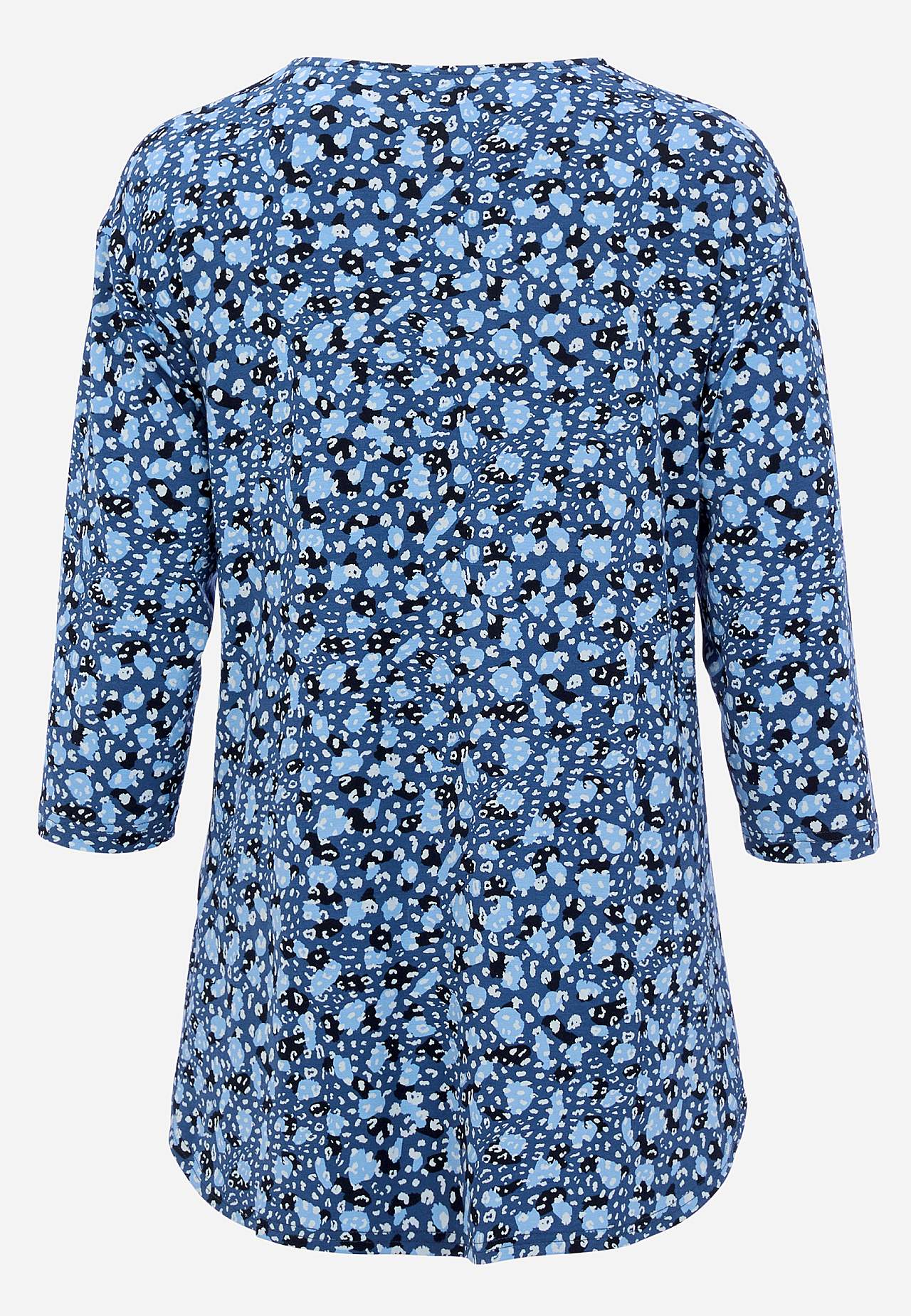 Jersey-topje met 3/4 mouw