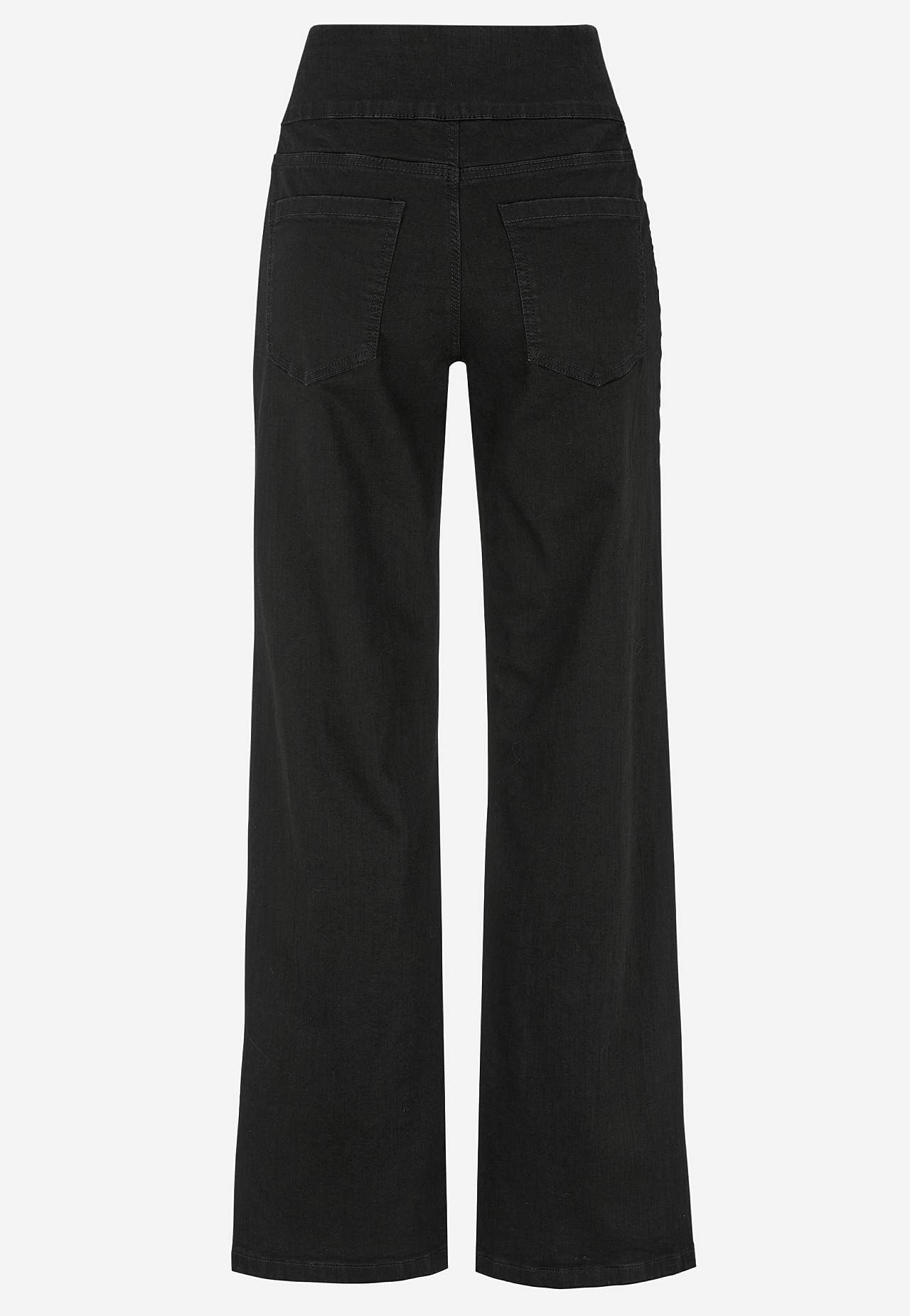 Spijkerbroek met hoge elastische taille Elisa