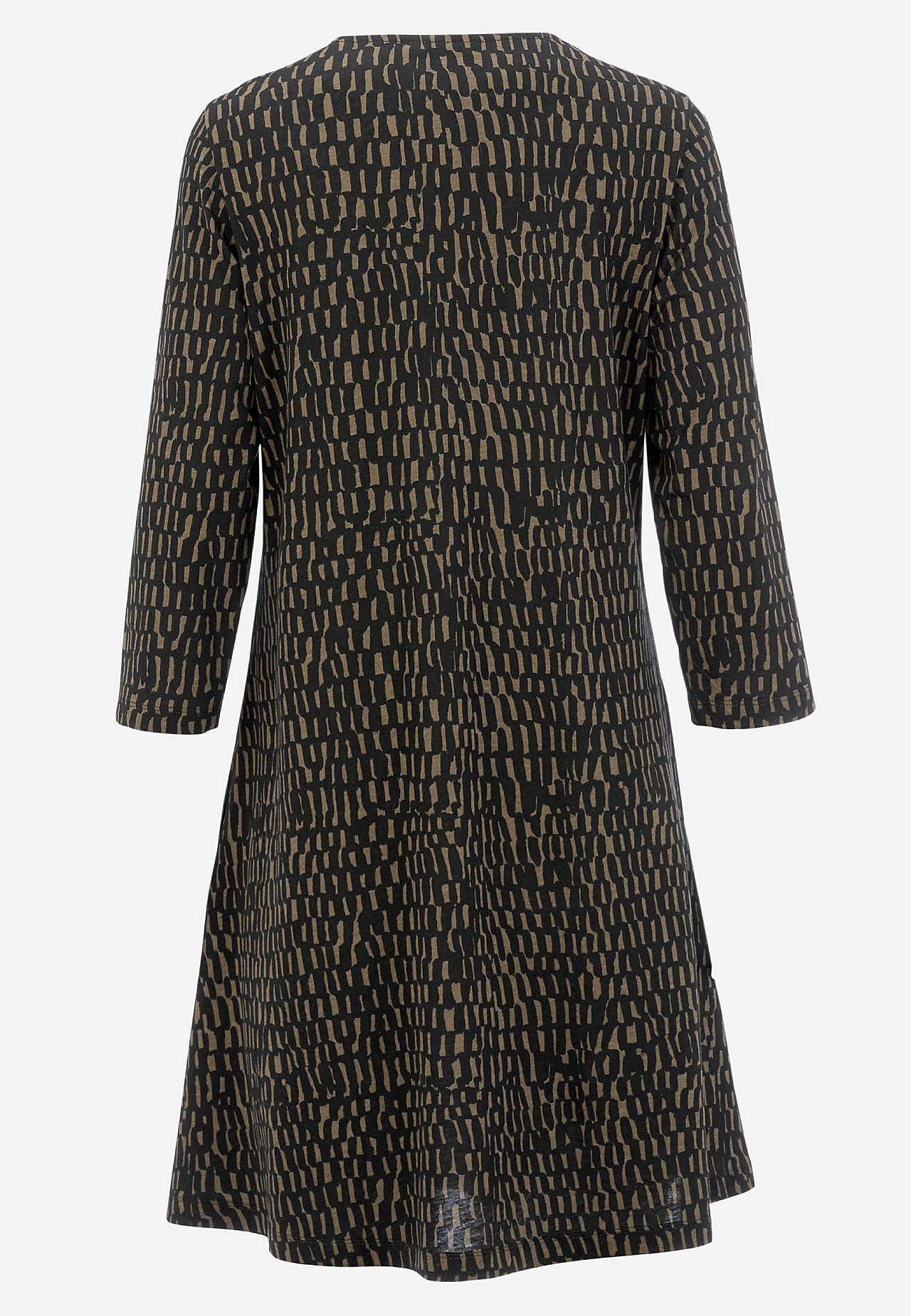 Jerseyjurk met een v-hals