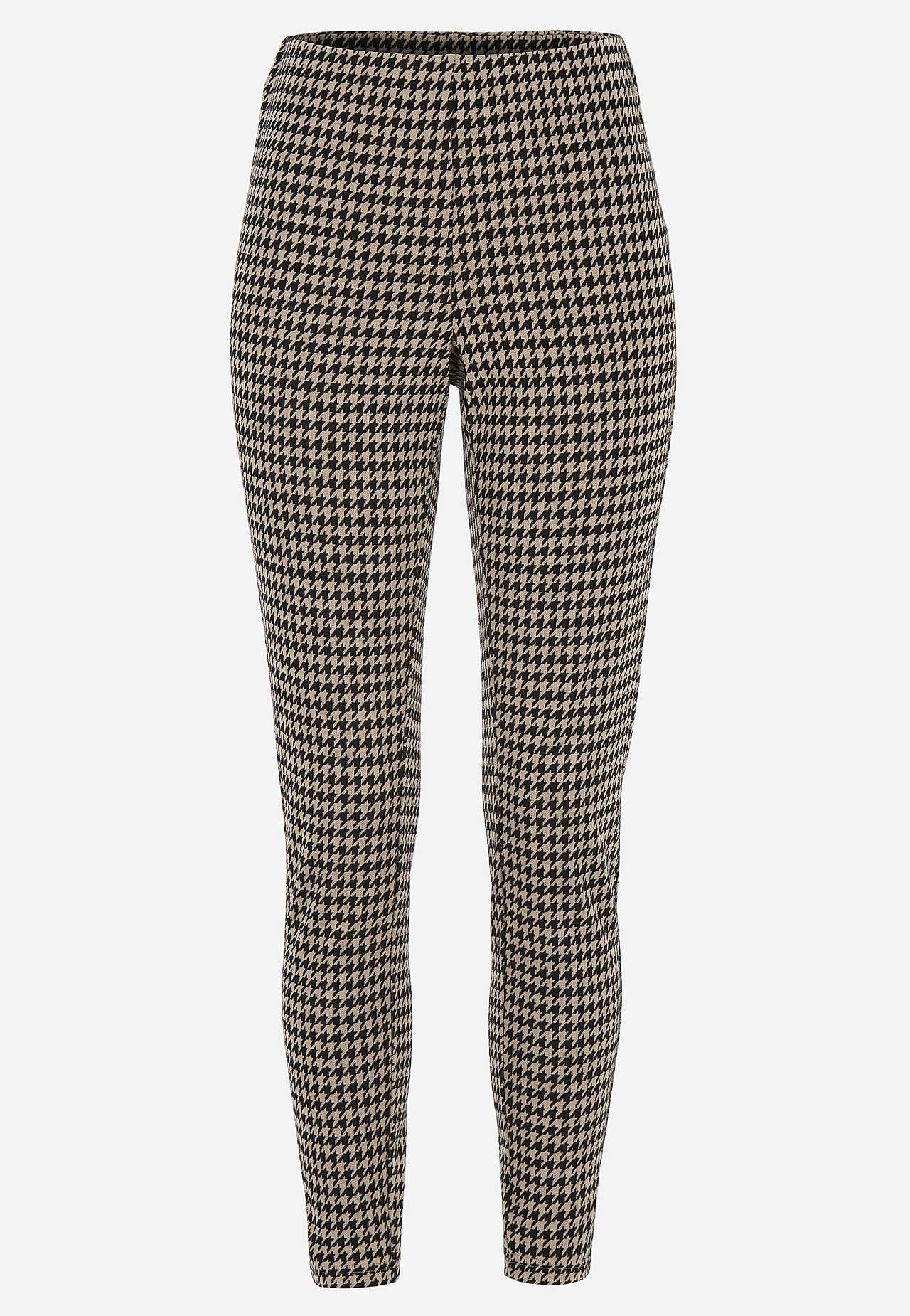 Legging met een jacquard patroon