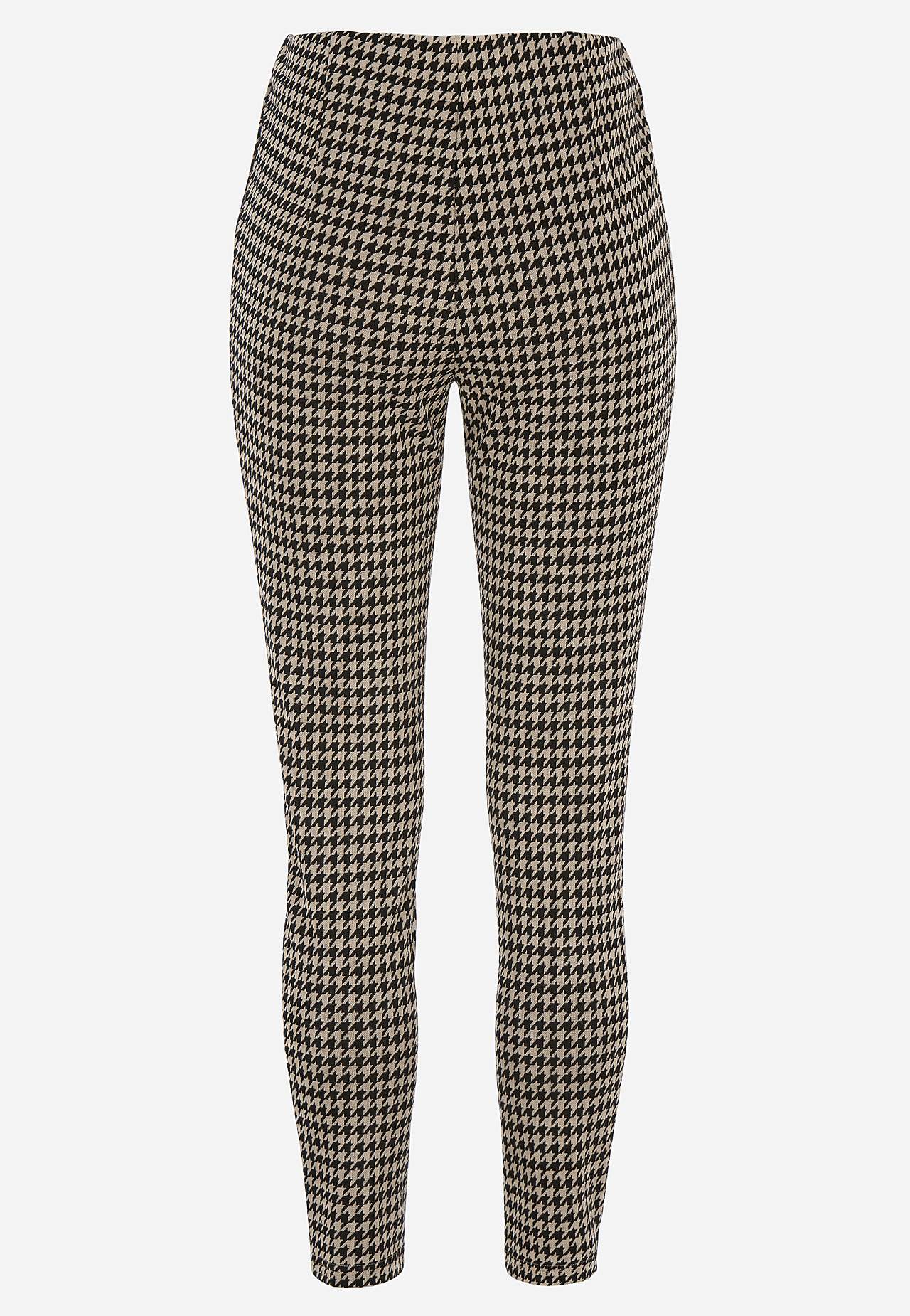 Legging met een jacquard patroon