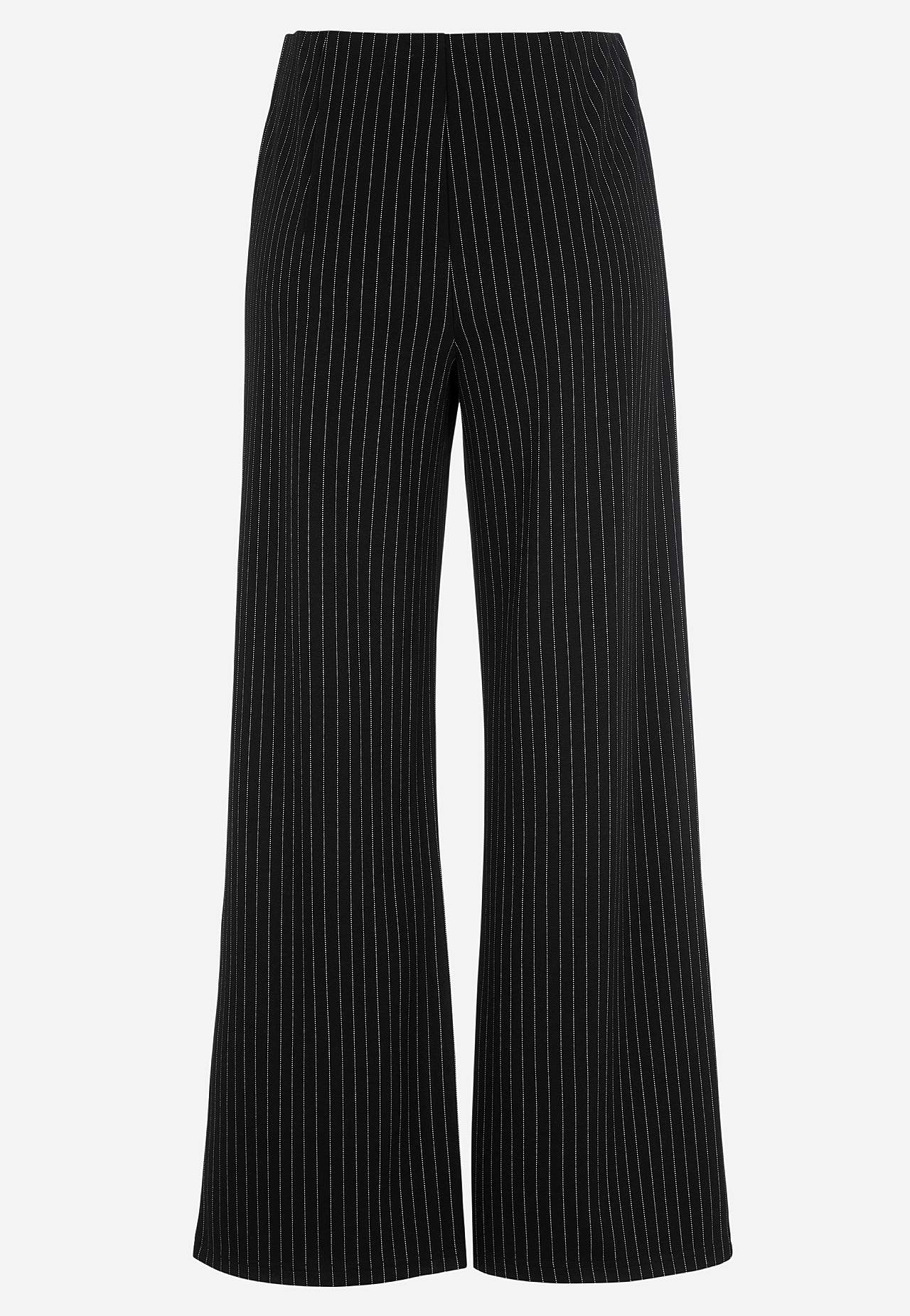 Jersey broek met rechte benen