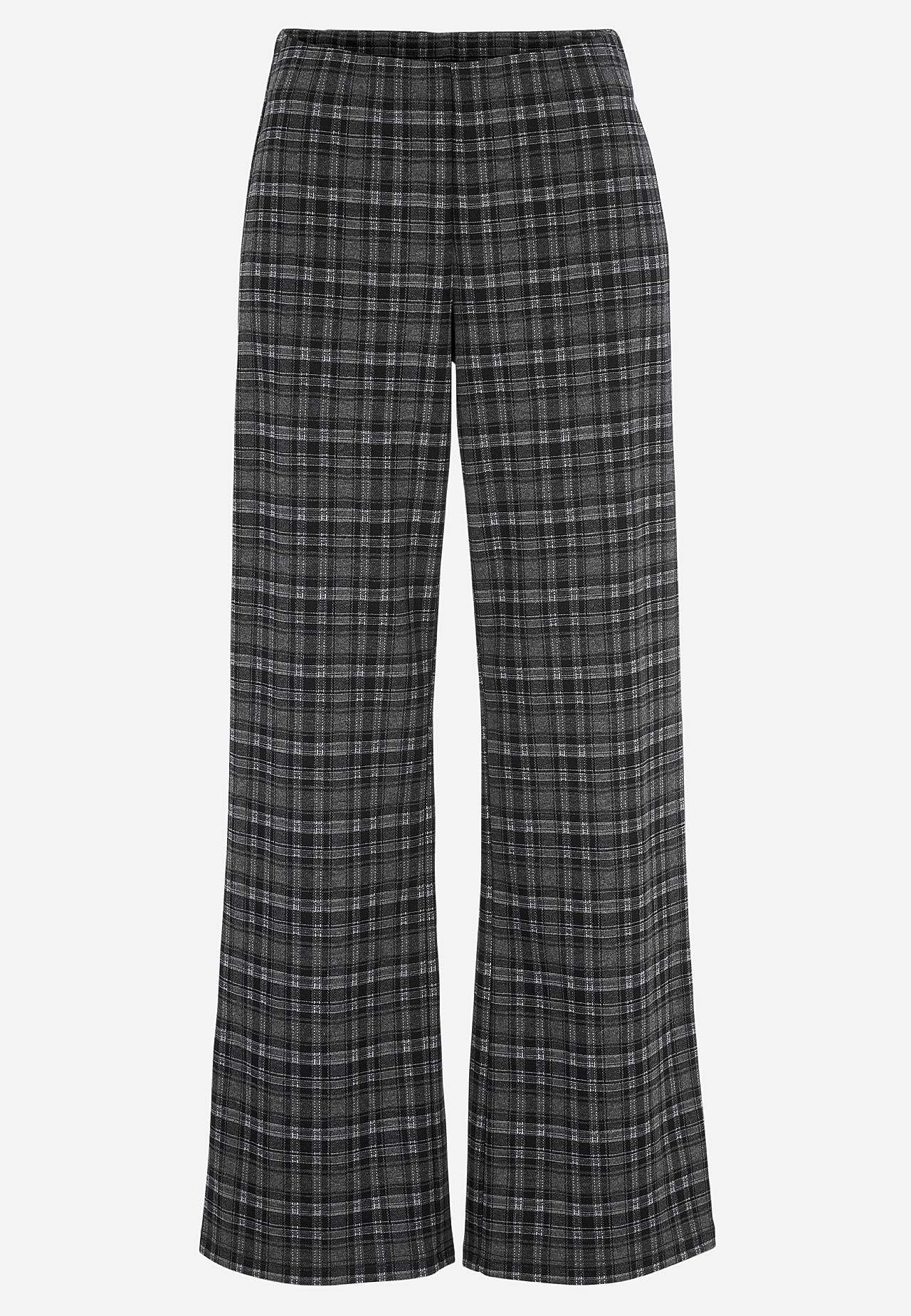Jersey broek met rechte benen