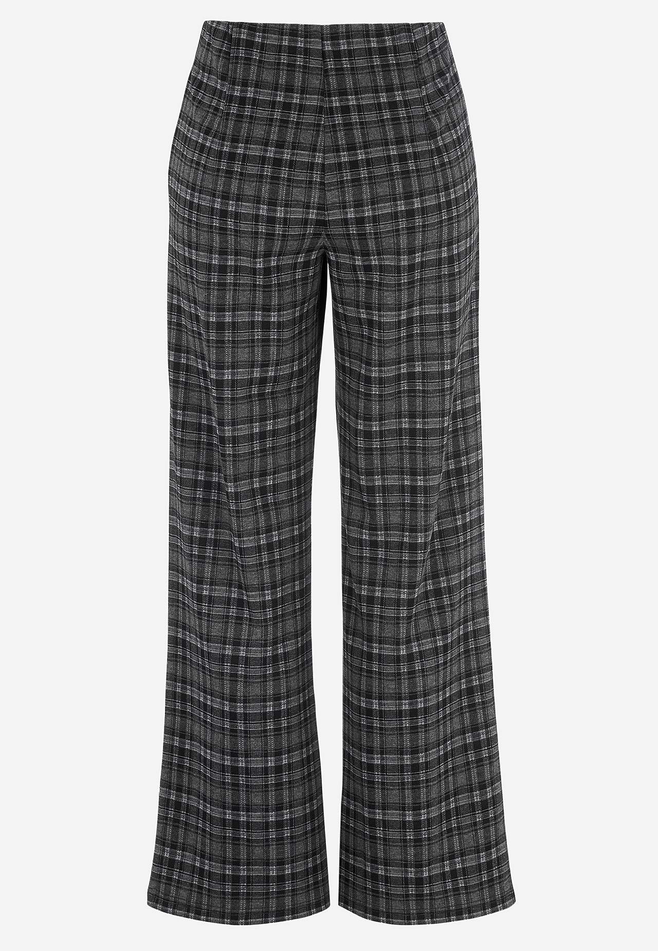 Jersey broek met rechte benen