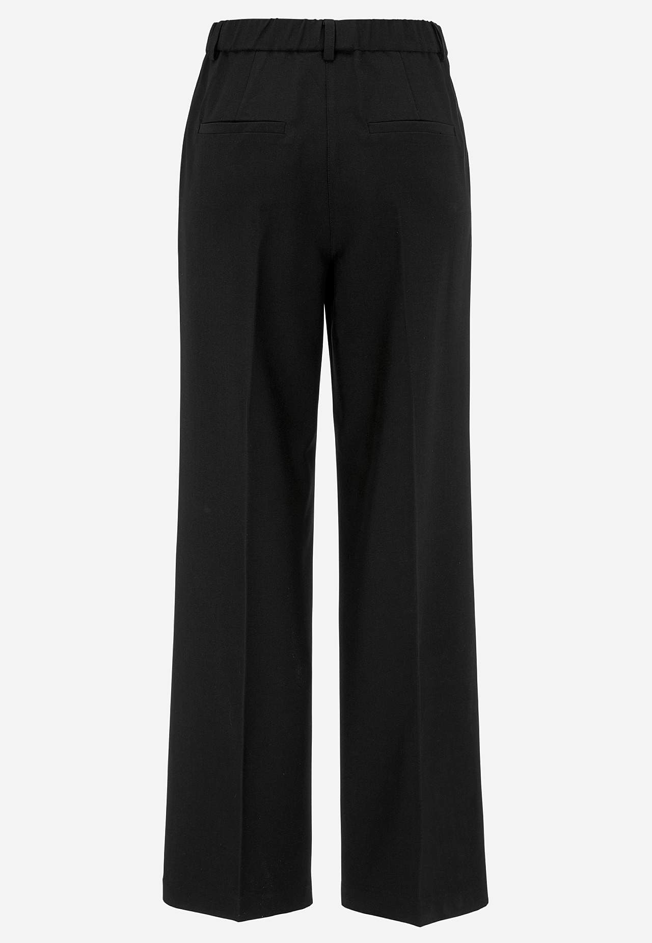 Klassieke pantalon met vouw