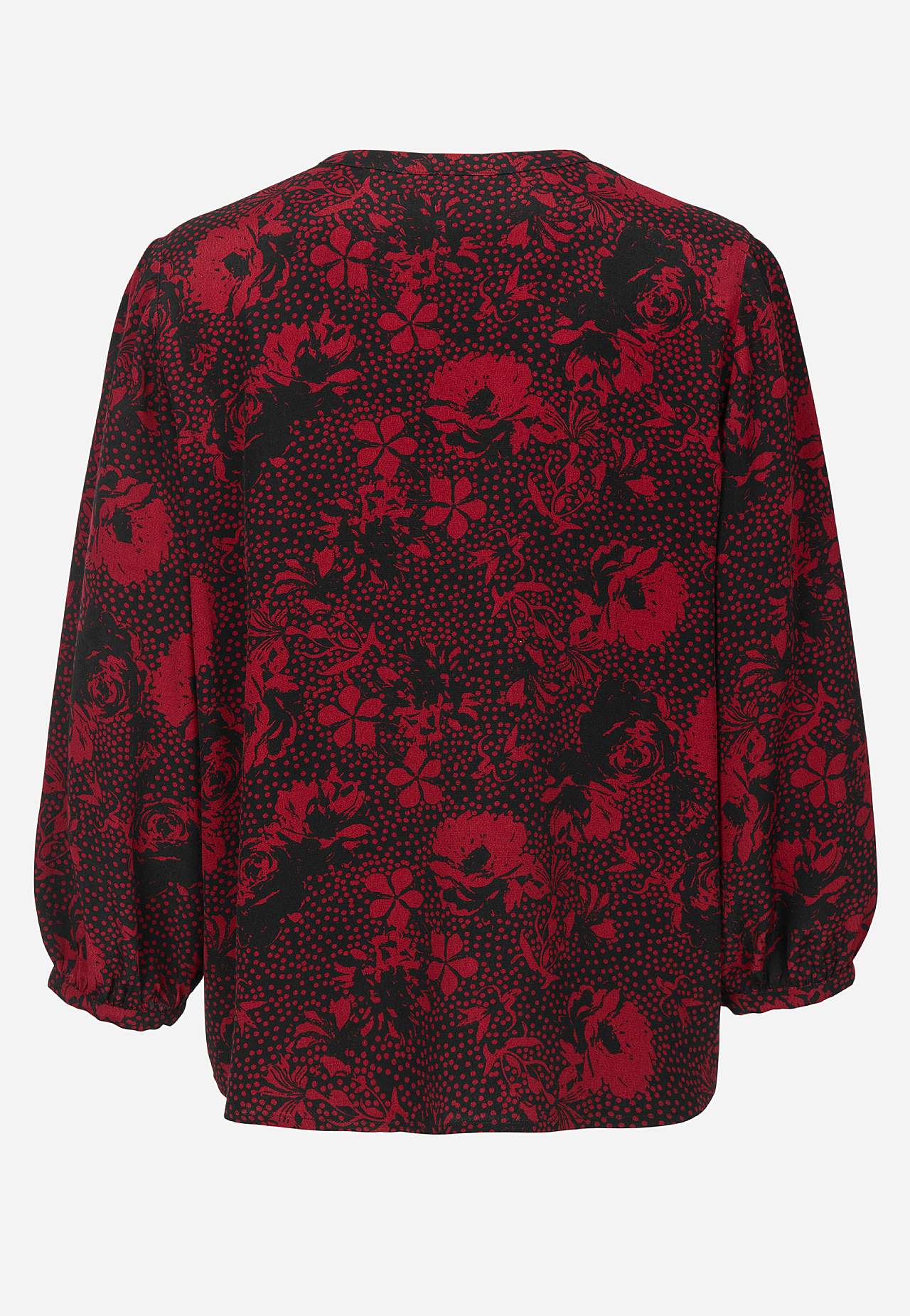 Gevlochten en patroonvormige bloes