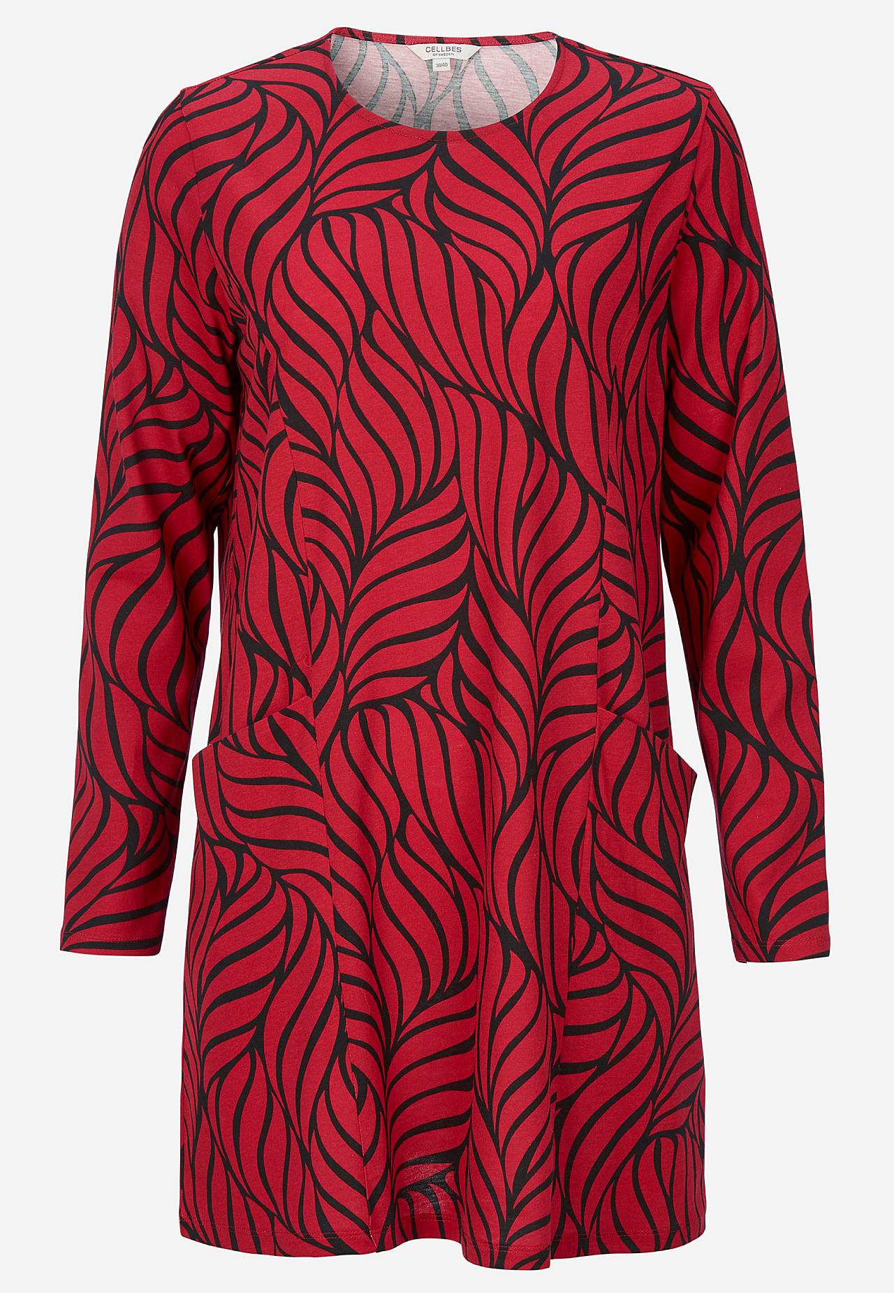 Jersey tuniek met zakken