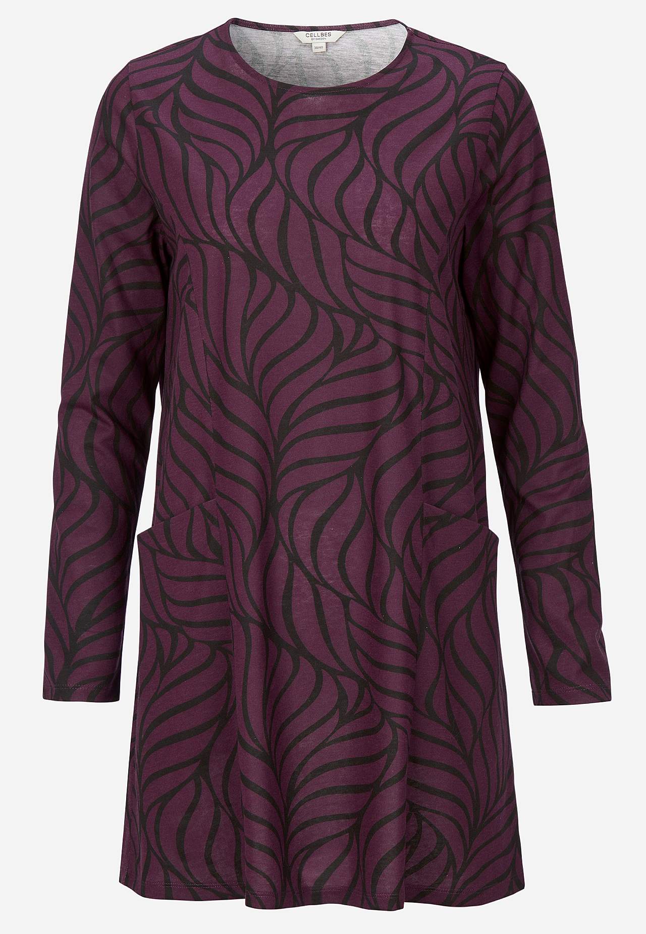 Jersey tuniek met zakken