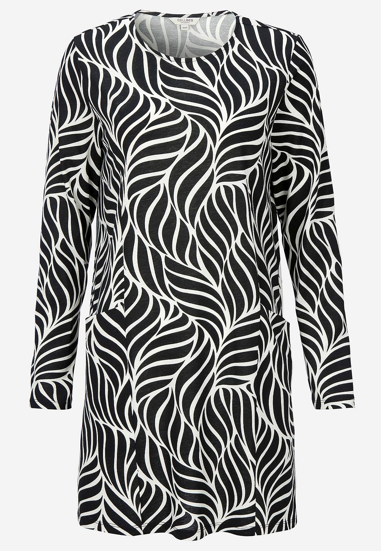 Jersey tuniek met zakken