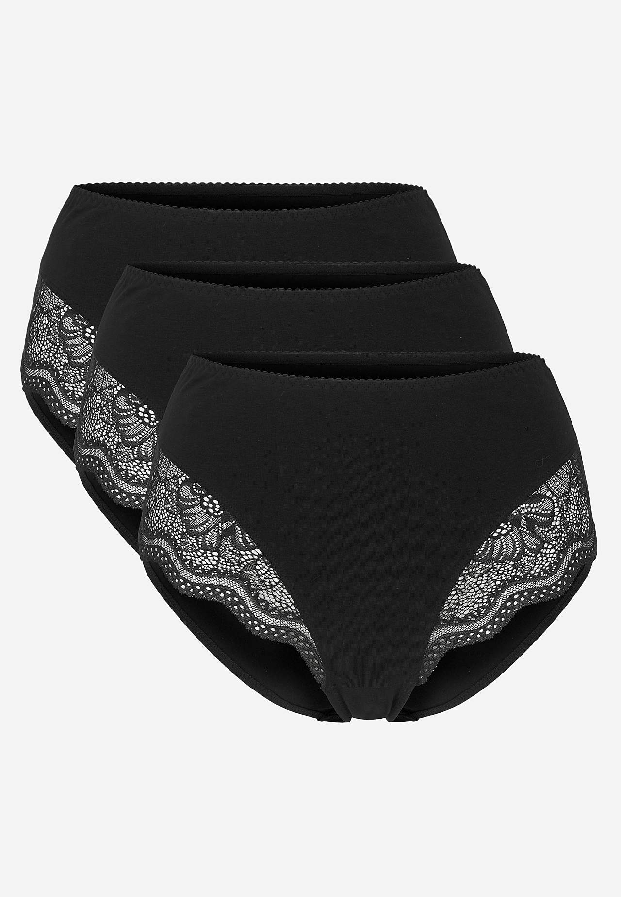 Vrouwenonderbroek van katoen. 3-pak Set van 3