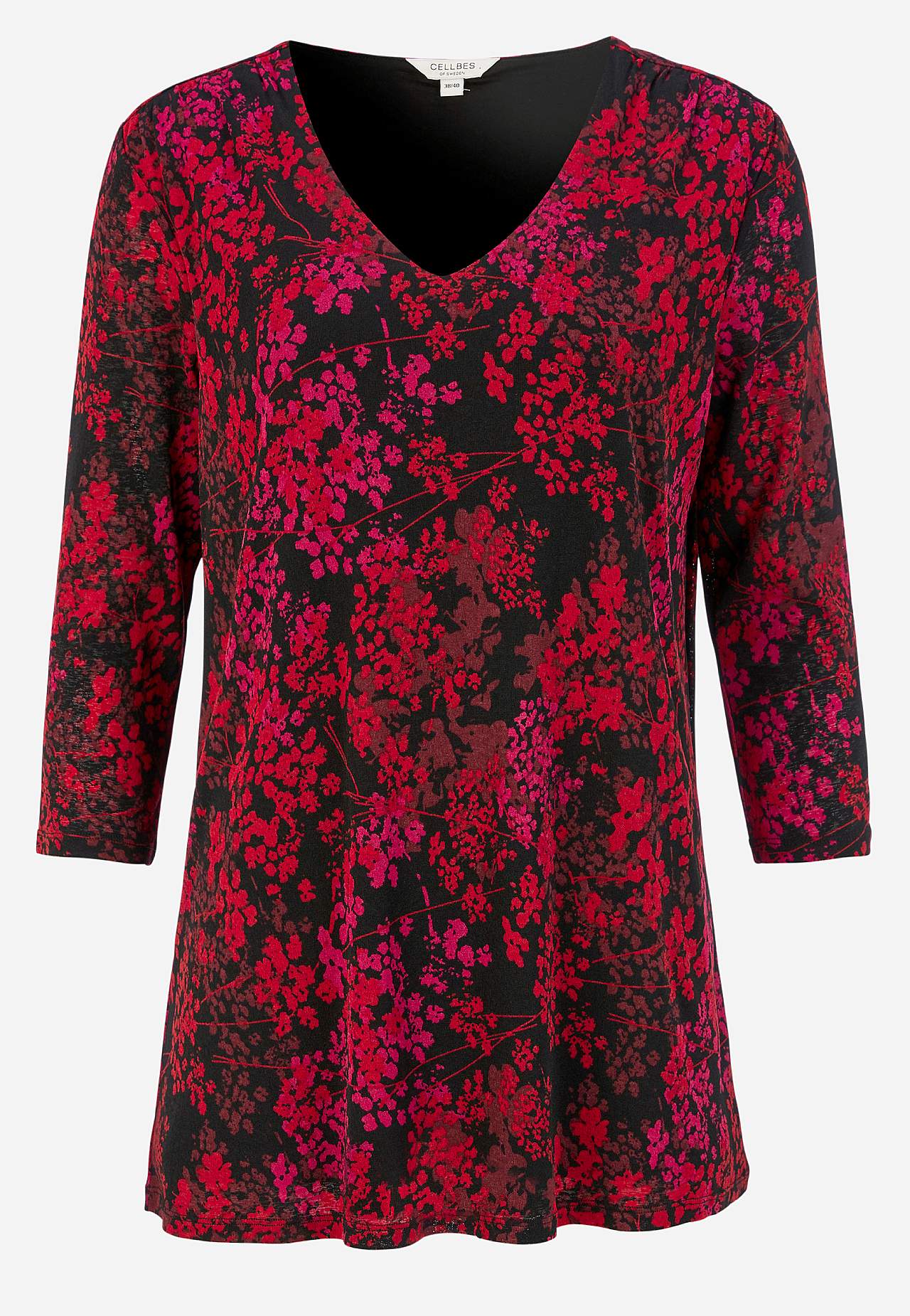 Tuniek met een bloemenpatroon