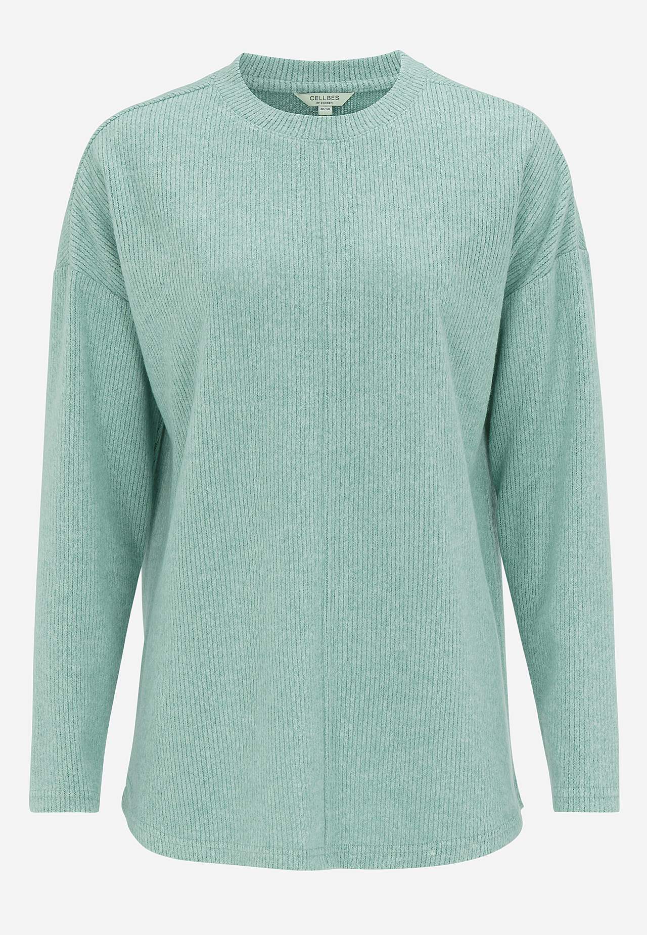 Super zachte trui met decoratieve middennaad Beata