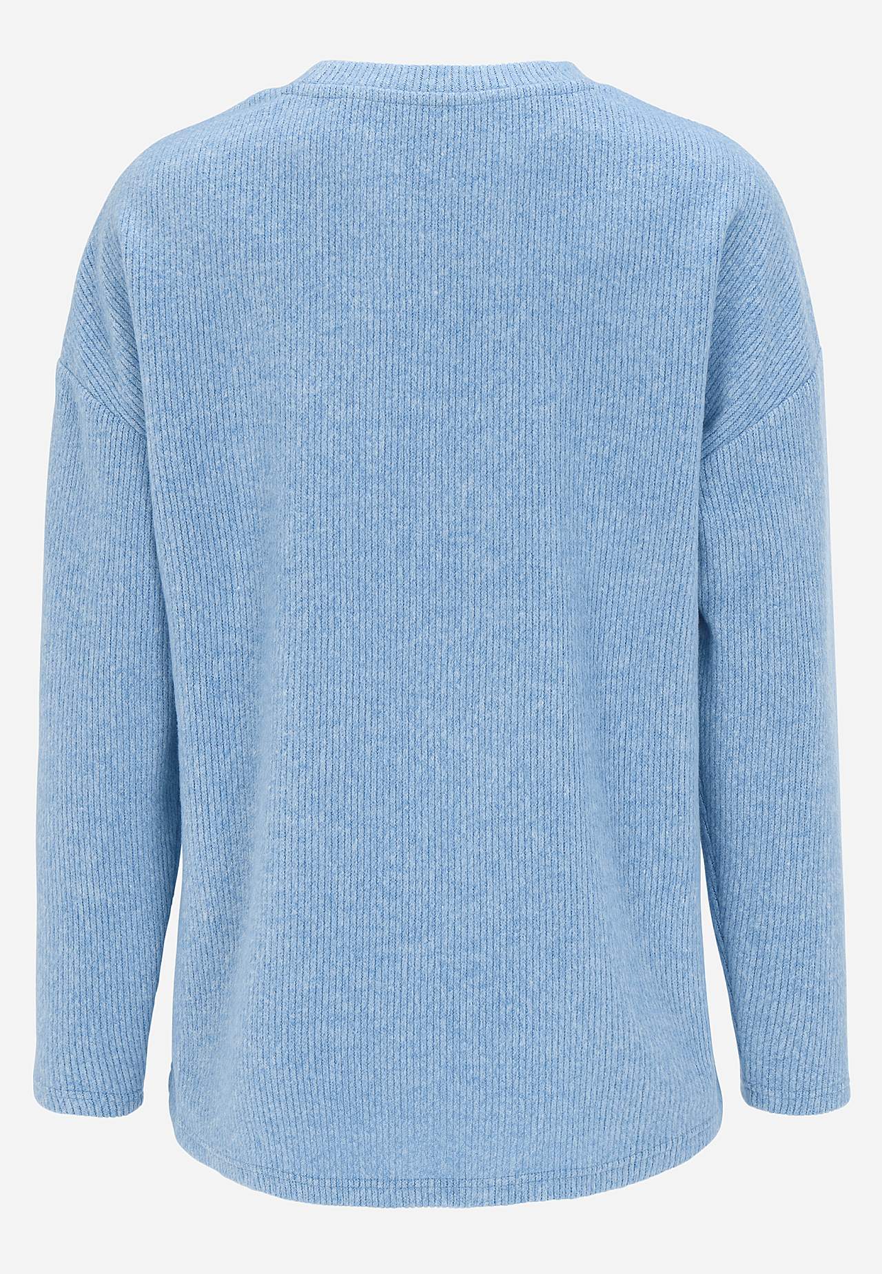 Super zachte trui met decoratieve middennaad Beata