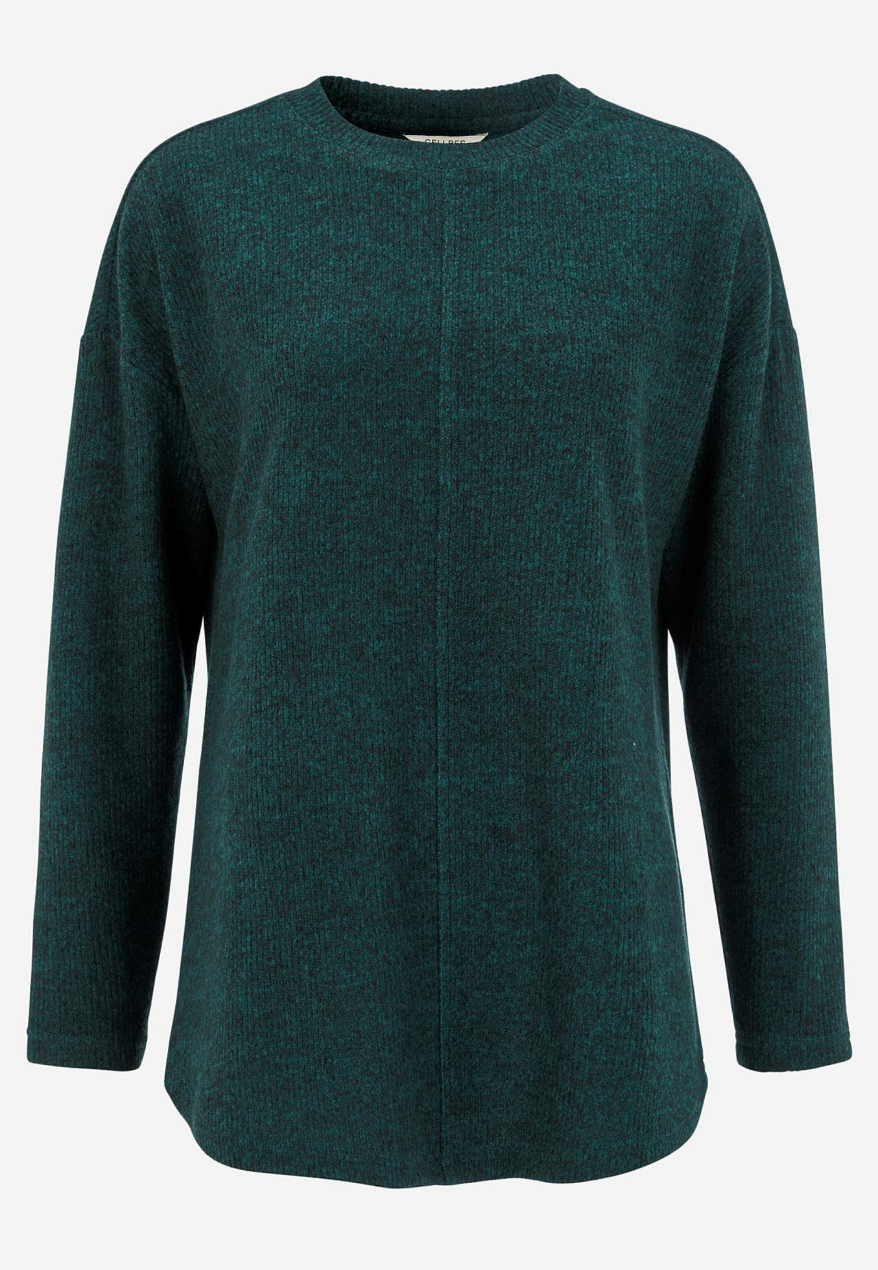 Super zachte trui met decoratieve middennaad Beata