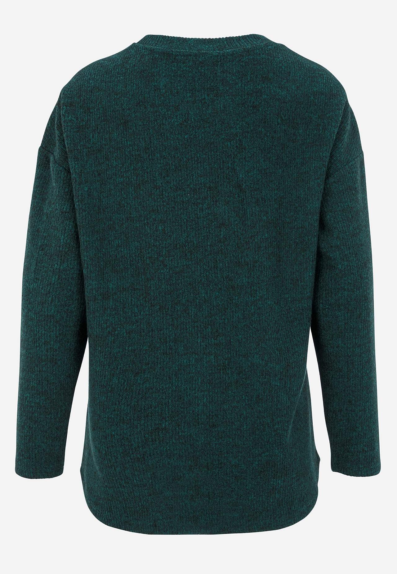 Super zachte trui met decoratieve middennaad Beata