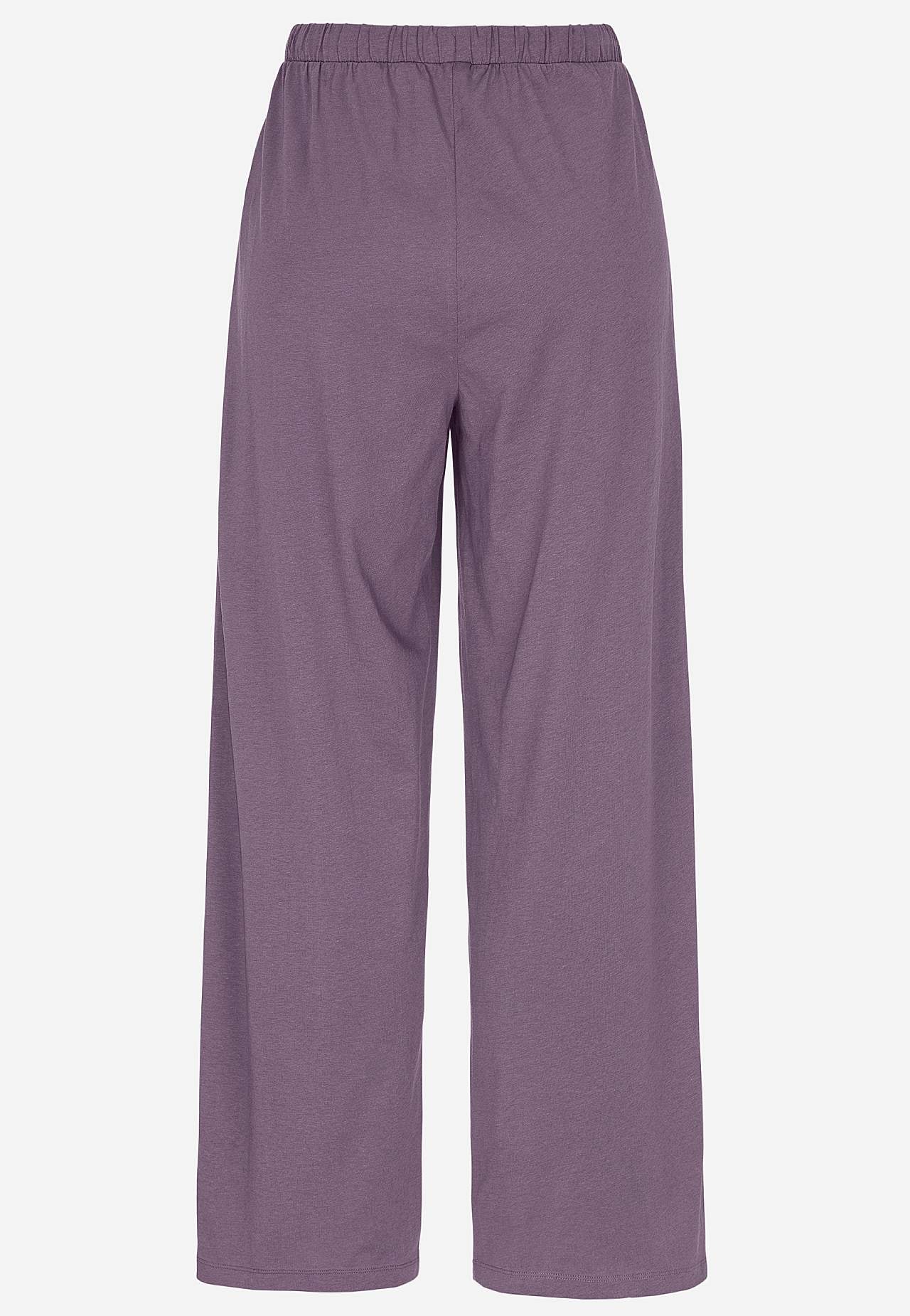 Tweedelige pyjama met kantrand