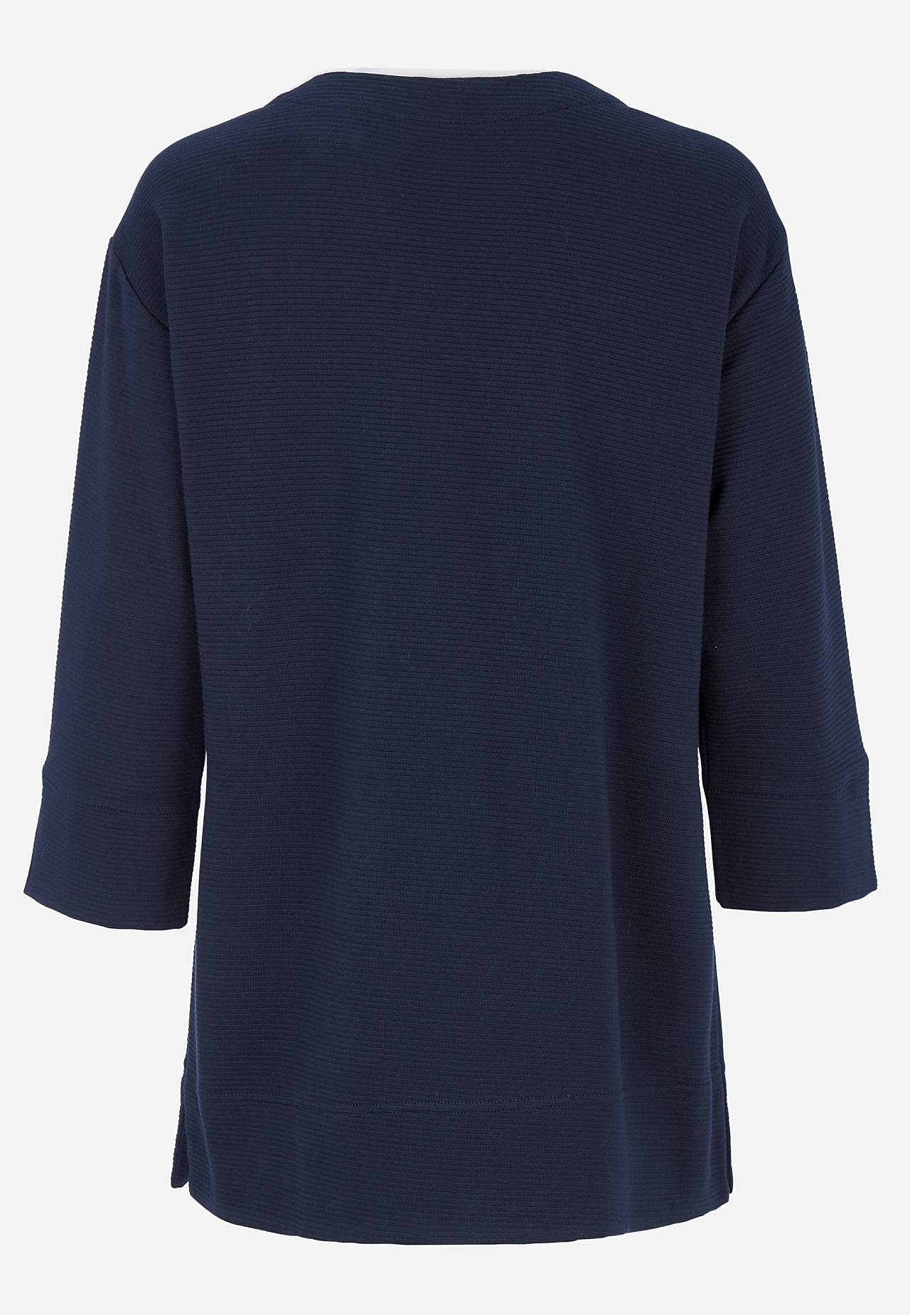 Jersey tuniek met spleten