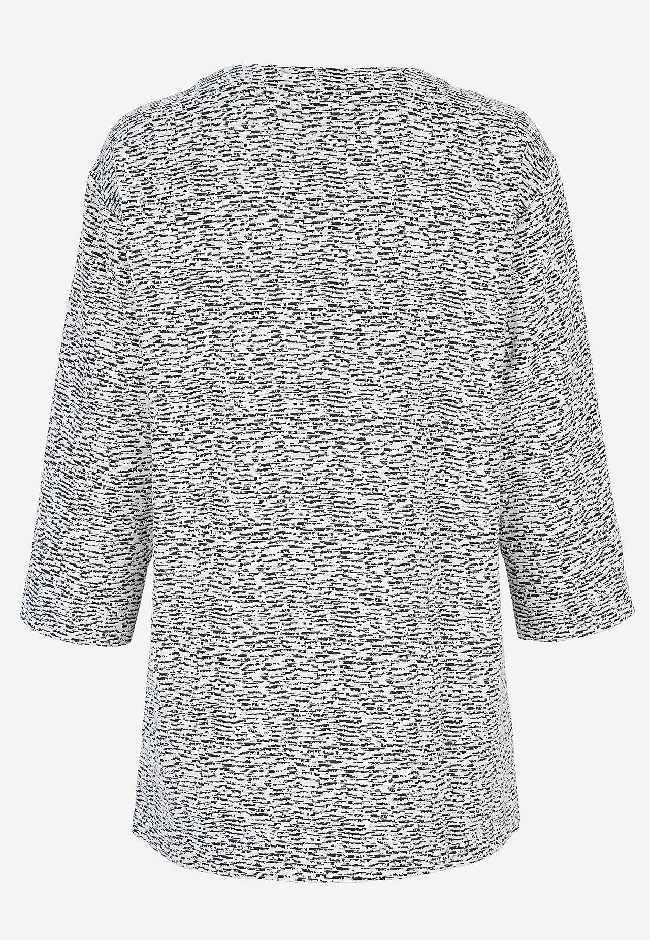 Jersey tuniek met spleten