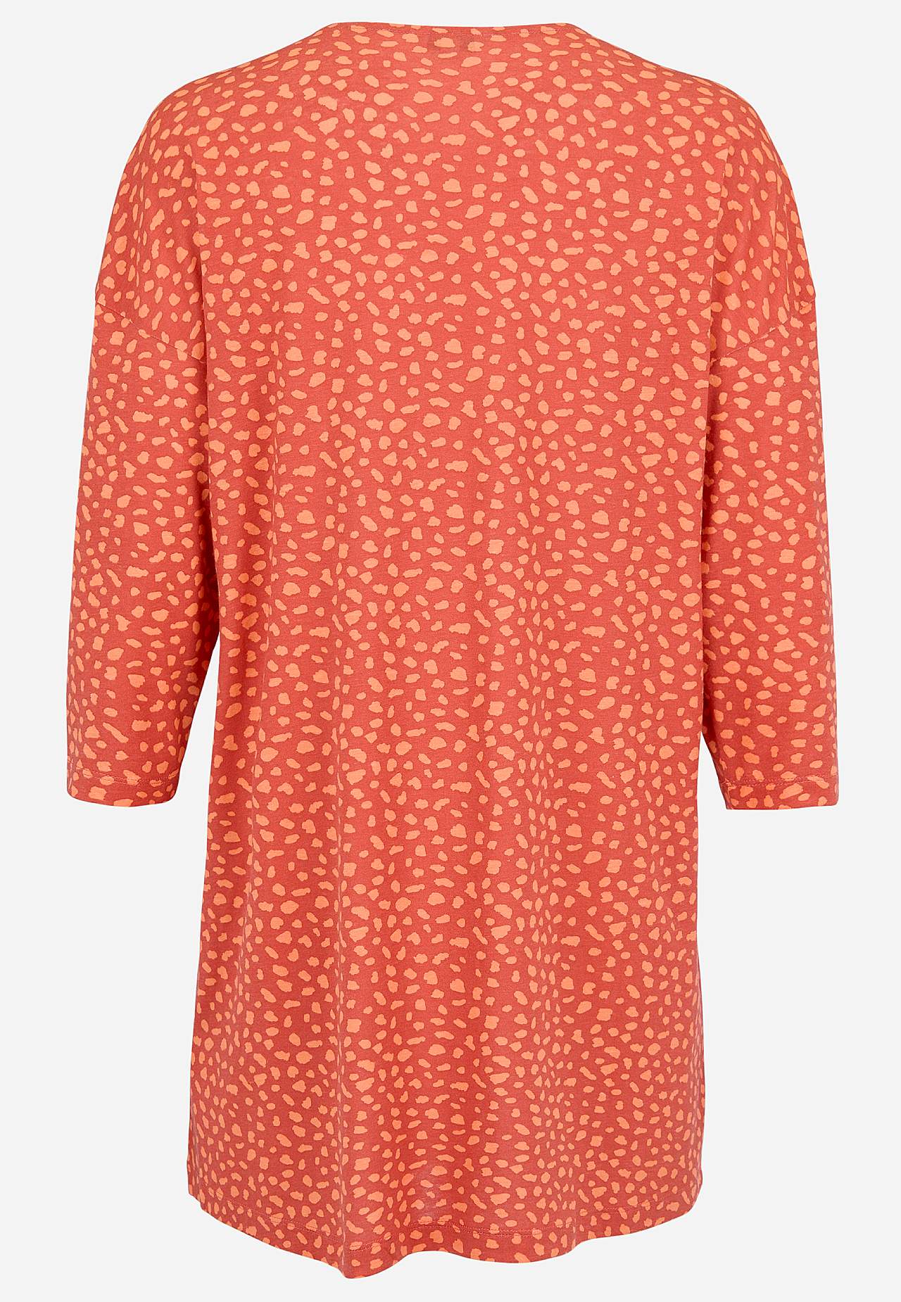 Jersey tuniek met kreuk detail