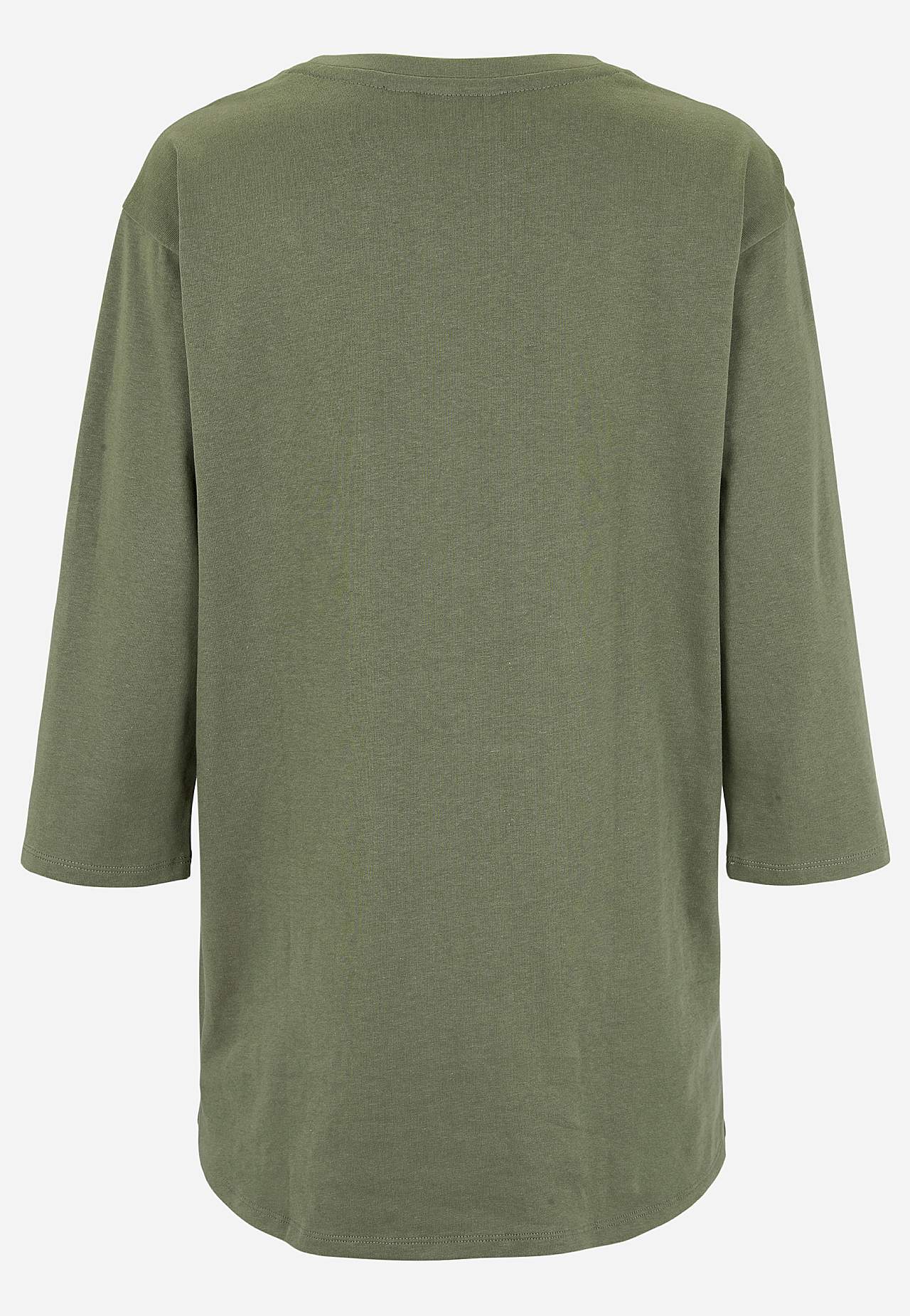 Jersey tuniek van biologisch katoen met zakken