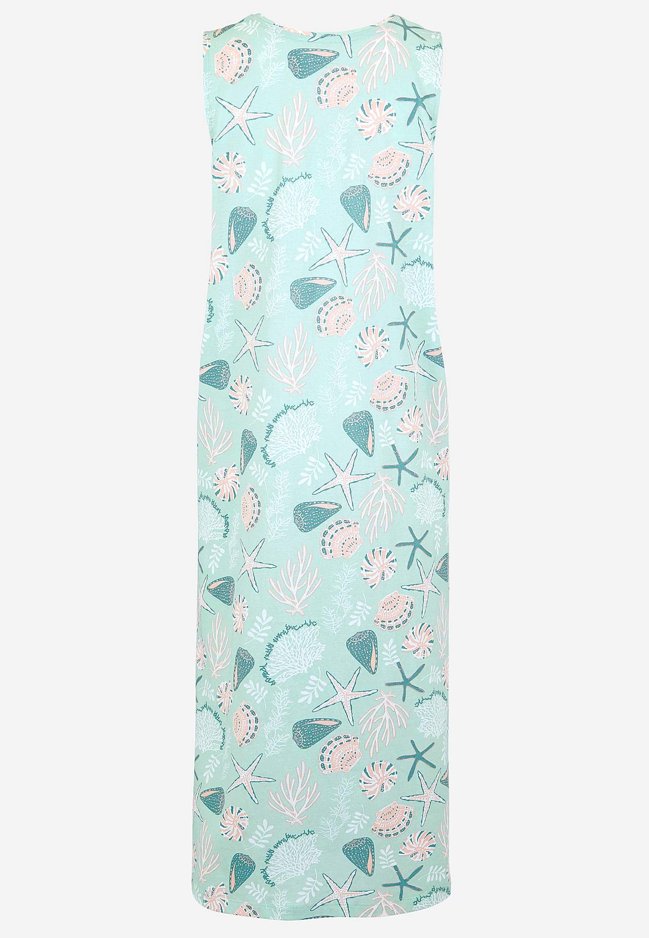 Met patroon en mouwloze nachtjurk