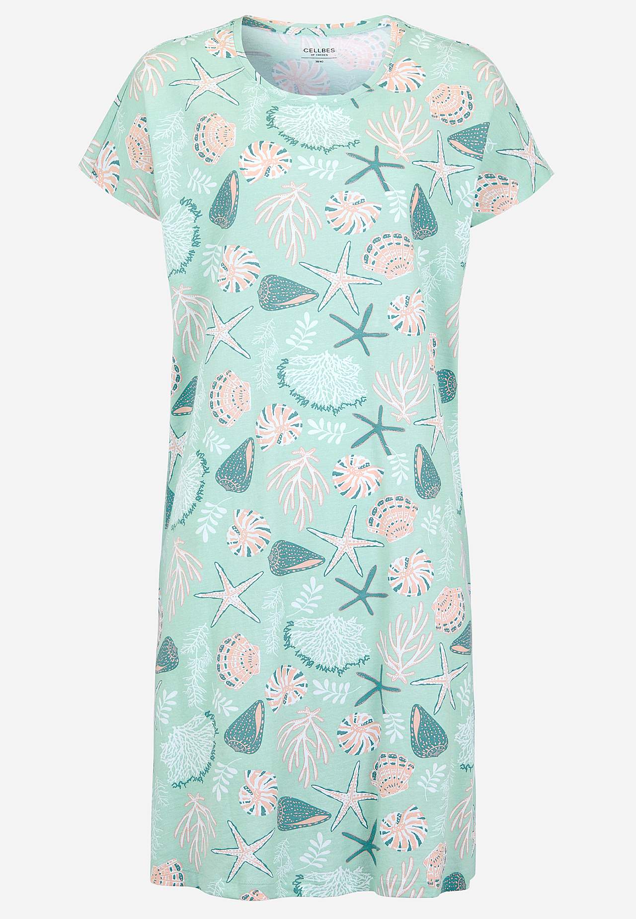 Nachtjurk met korte mouwen