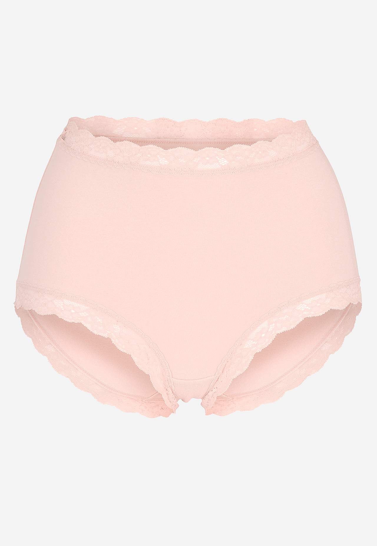 Vrouwenonderbroek met hoge taille en kant Set van 3