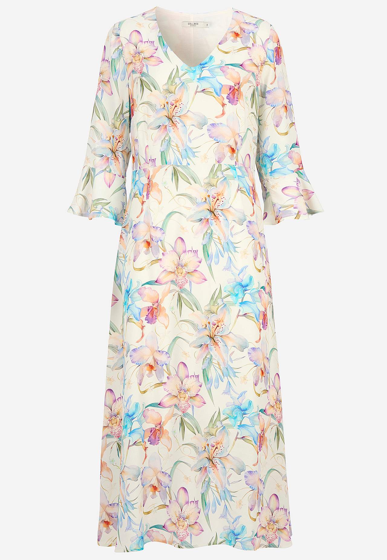 Jurk met strook mouw