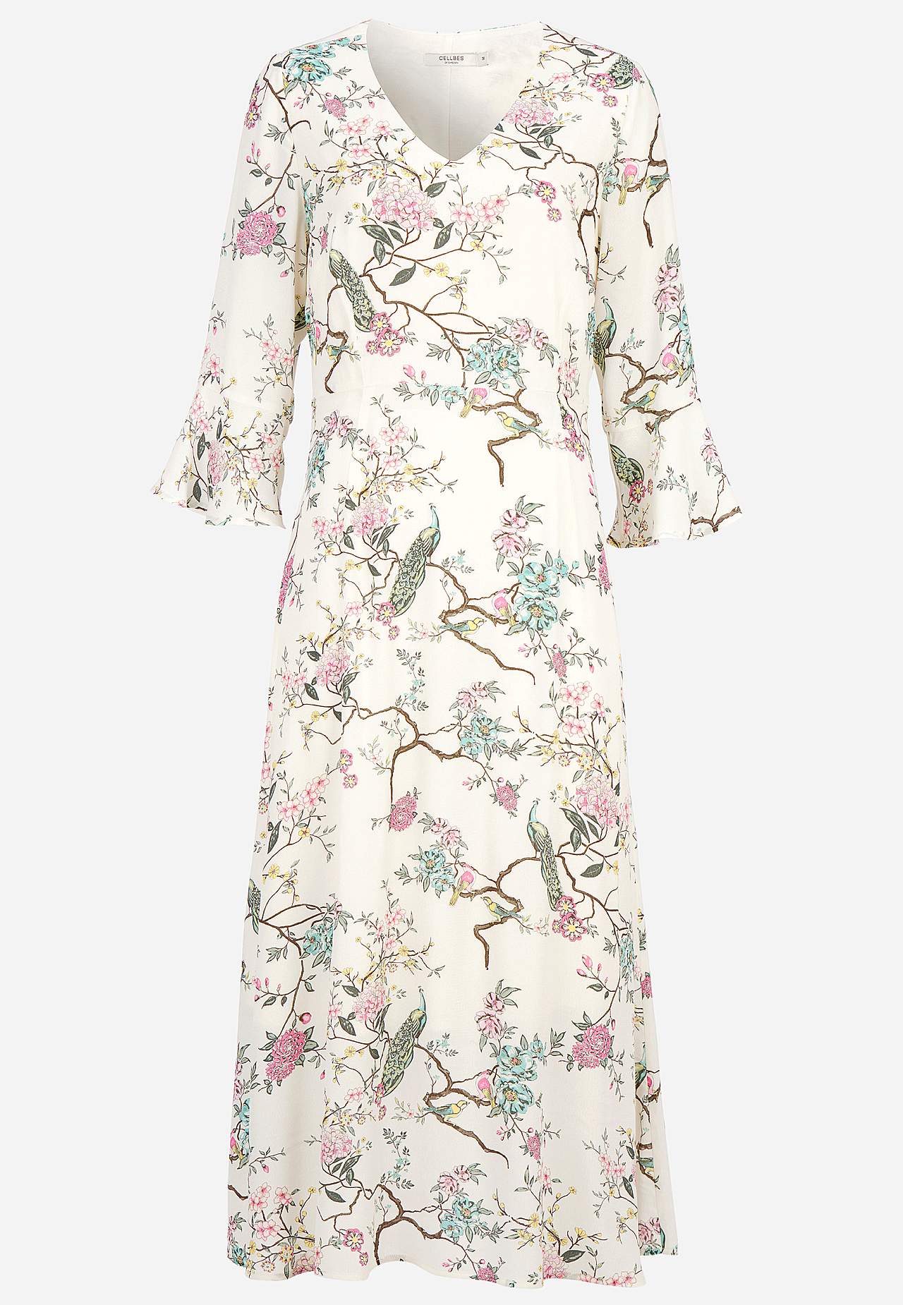 Jurk met strook mouw