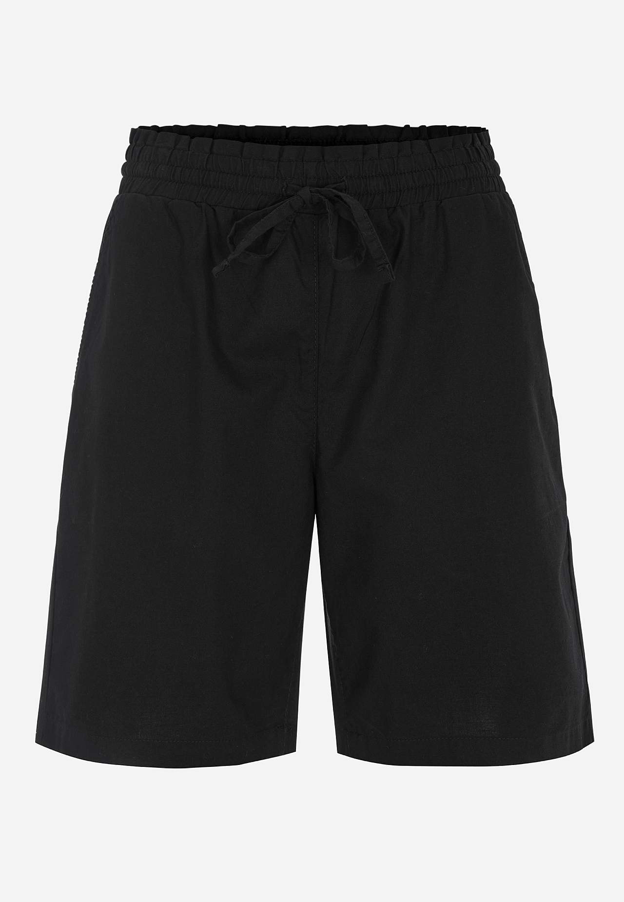 Short van gewassen katoen