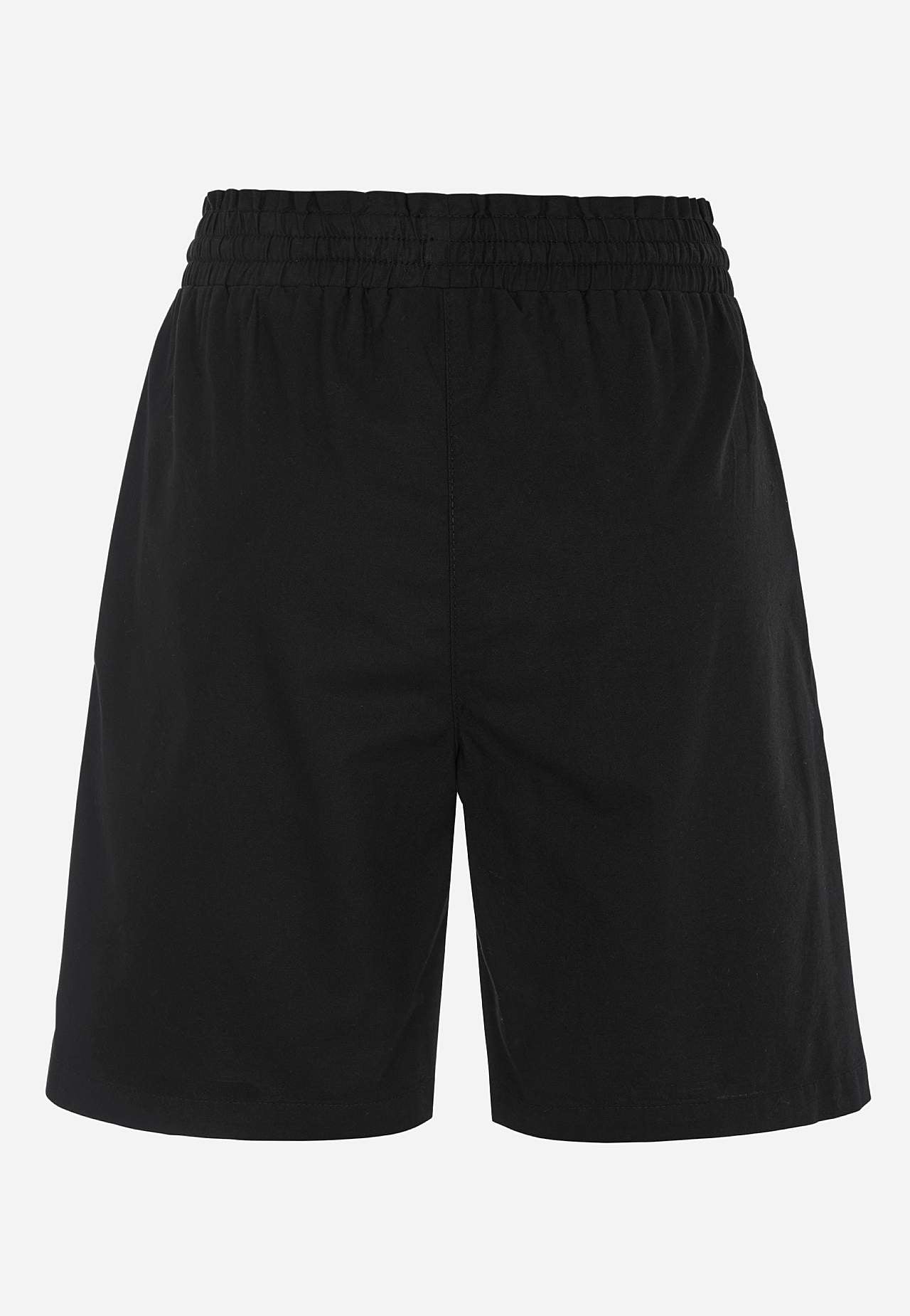 Short van gewassen katoen